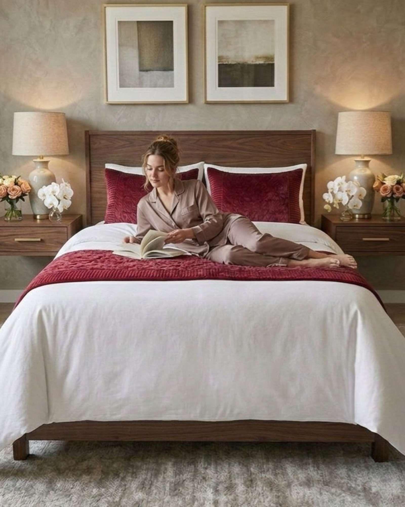 Piecera de Cama Premium Textura Soft y Calidez 90x210 cm A6-3