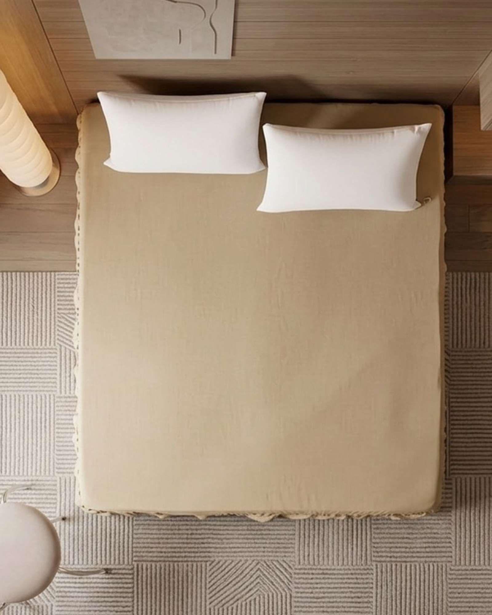 Faldón de Cama Estilo Moderno y Ajuste Perfecto 2 Plazas 150X200 CM A05-4