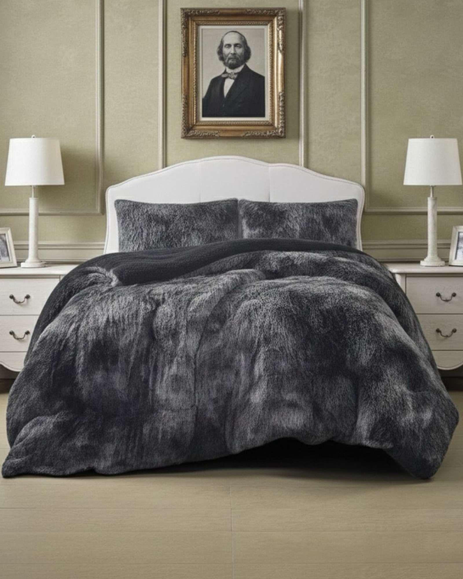 Cubrecama Otoño Invierno Chiporro Peludo Premium 2 Plazas  A74-2