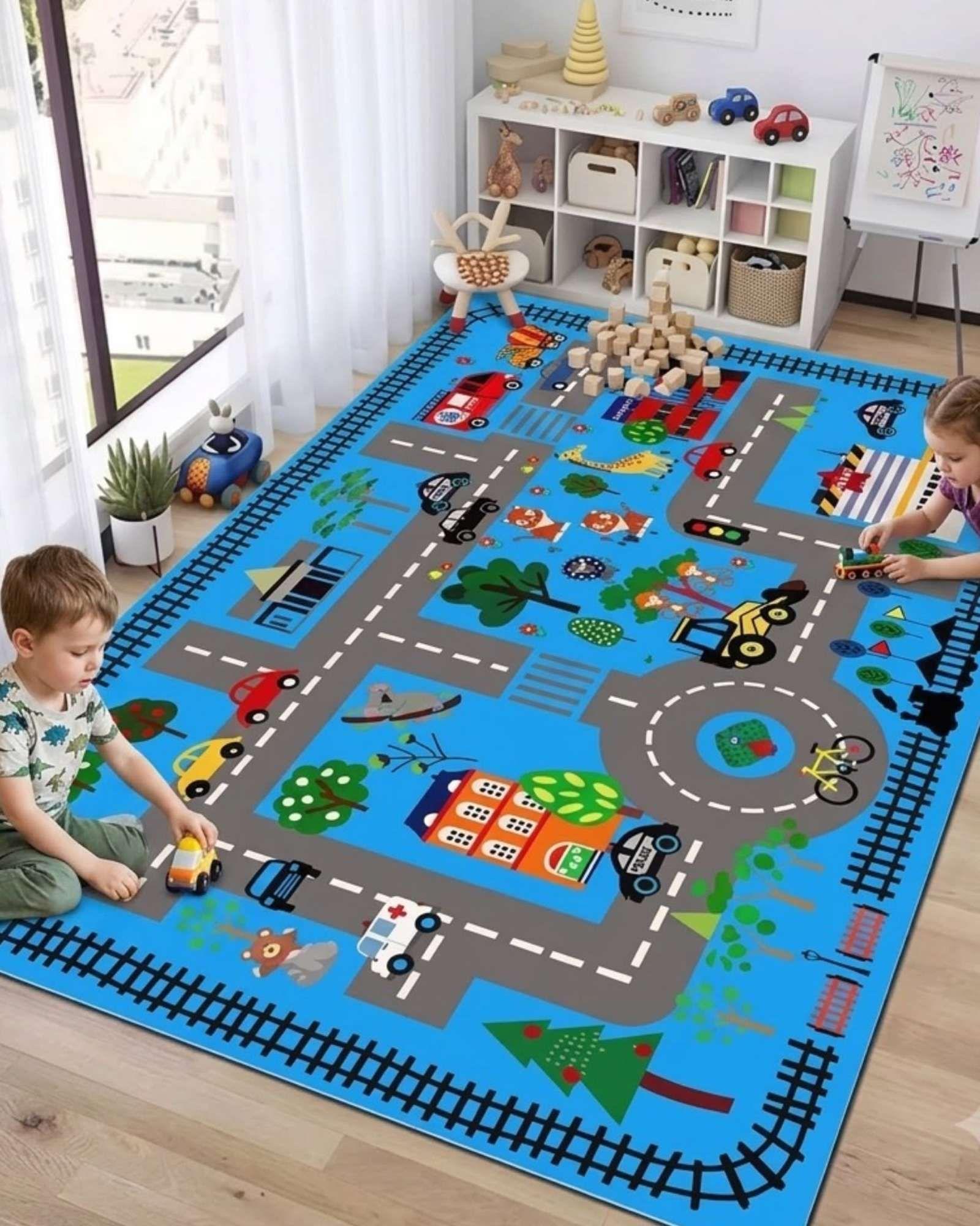 Alfombra Infantil 3D Antideslizante 120x180cm-3