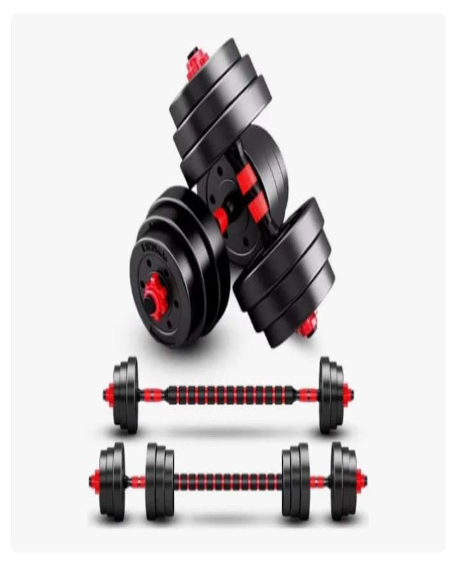 Juego Mancuernas Barra Armable Ajustable 20 kg-0