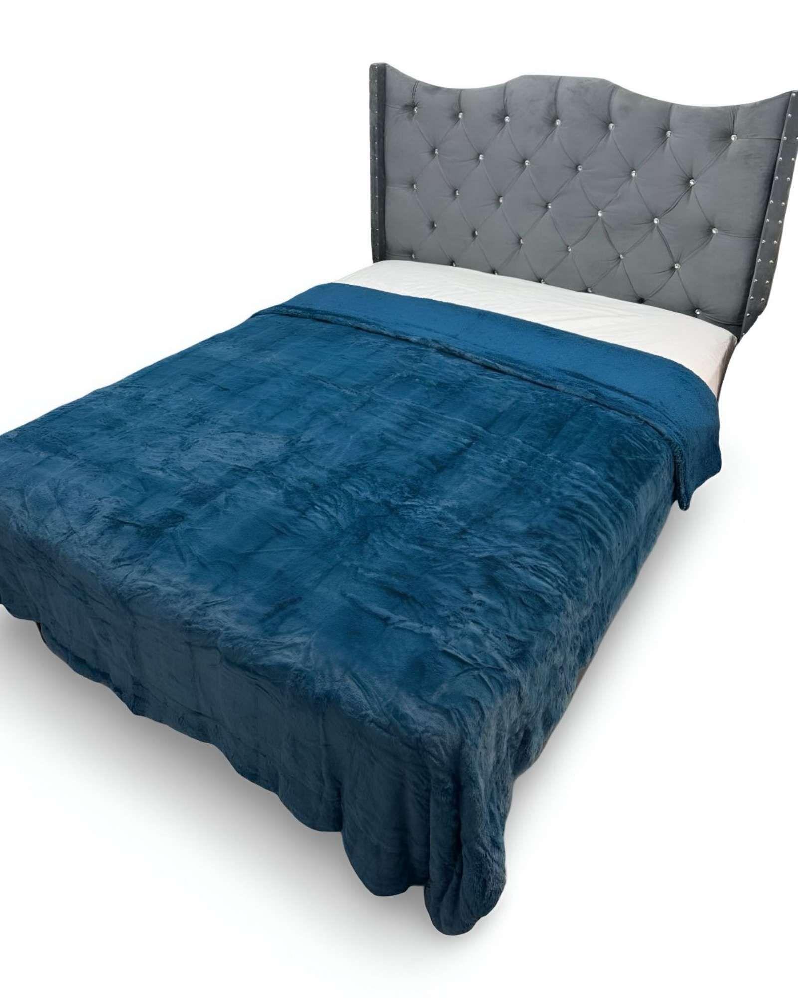 FRAZADA TÉRMICA LUXE DE PLUSH CON CHIPORRO 2 PLAZAS A2-2