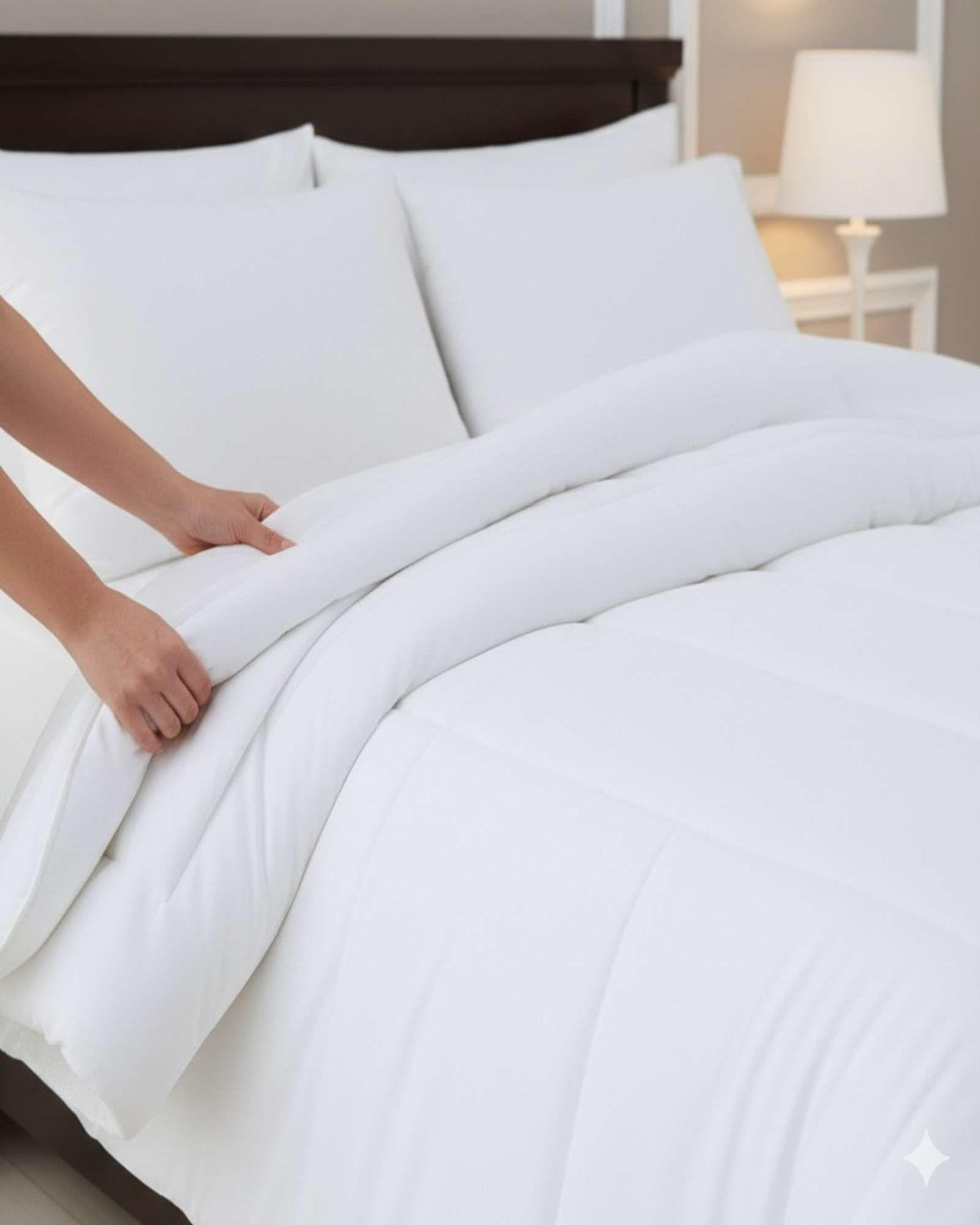 Cubrecama de invierno Plush con  Chiporro blanco 2 Plazas-2