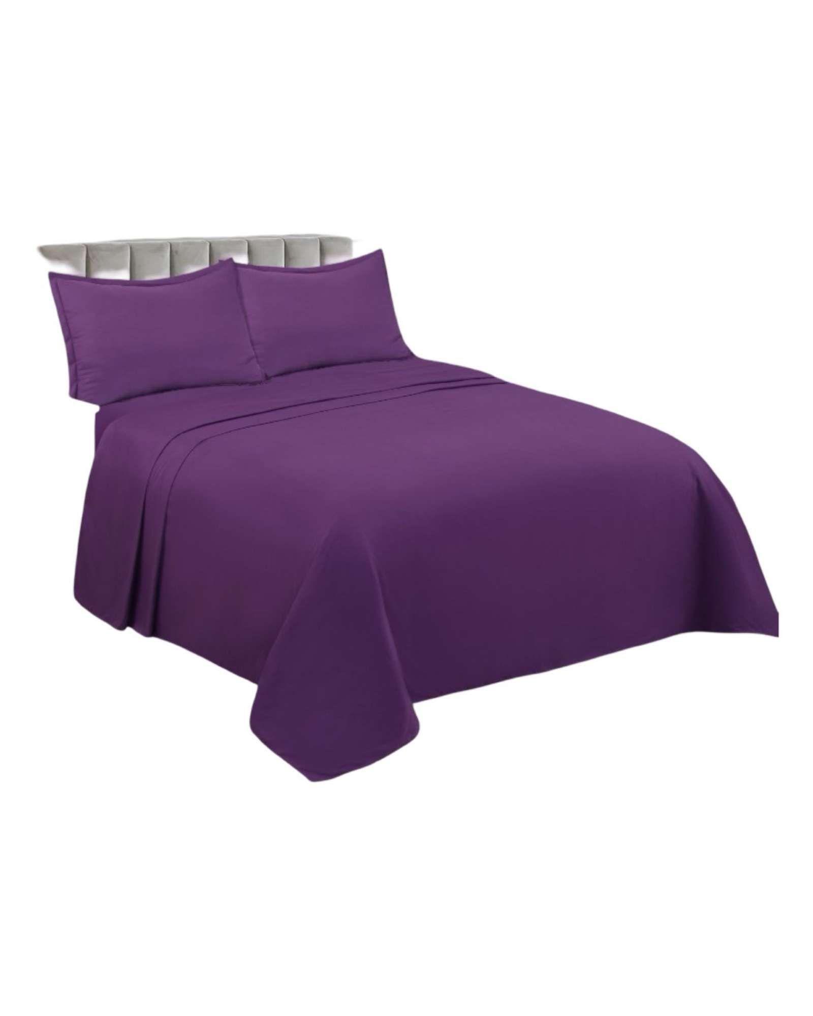 JUEGO DE SABANA DE GENERO KING VIOLETA-2