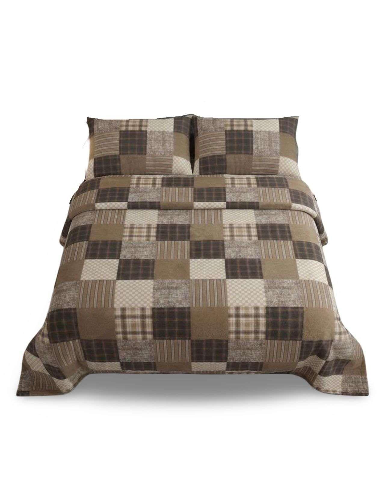 Juego de Sábanas De Polar Térmicas Invierno king Diseño Moderno A3-4