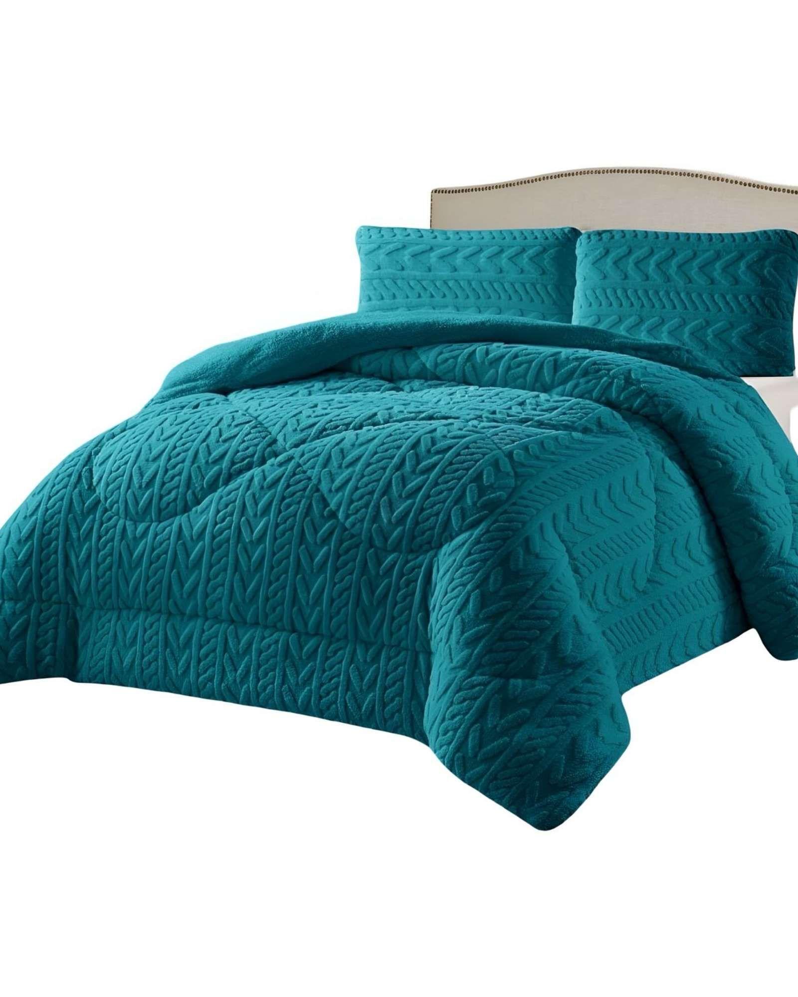 COBERTOR ELEGANTE DE INVIERNO CON CHIPORRO KING10-4