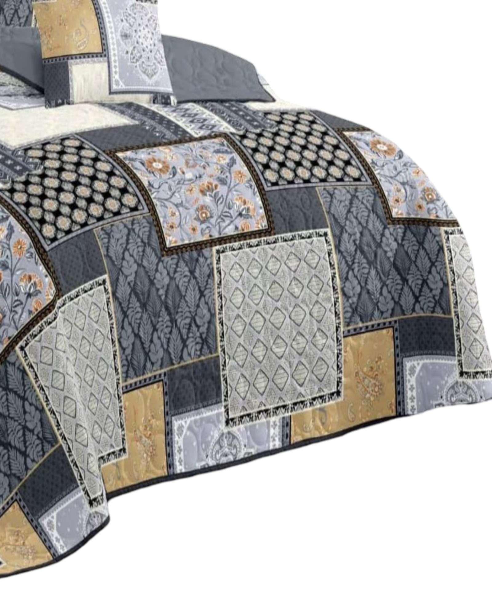 CUBRECAMA QUILT PRIMAVERA VERANO 2 PLAZAS V5-1