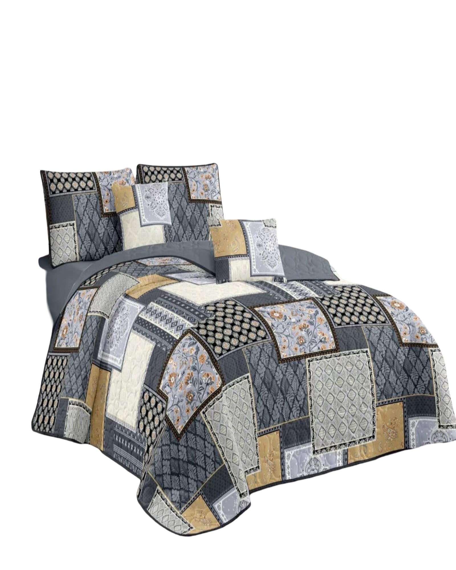 CUBRECAMA QUILT PRIMAVERA VERANO KING  V5-0