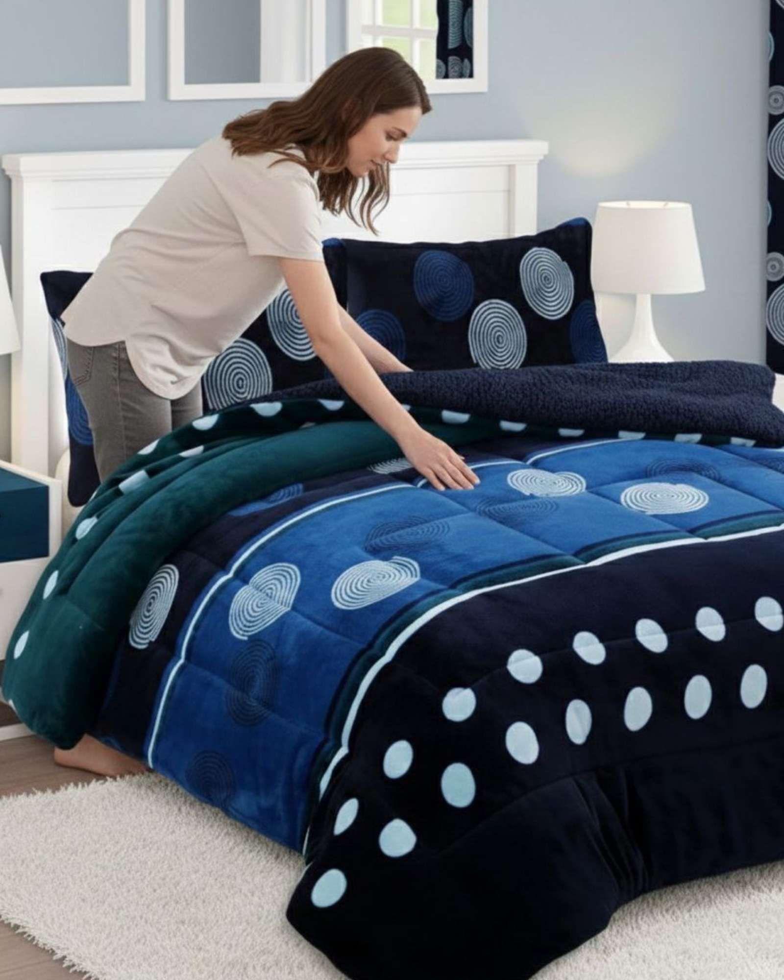 Cubrecama Invierno Chiporro plaza y Media Premium A17-4