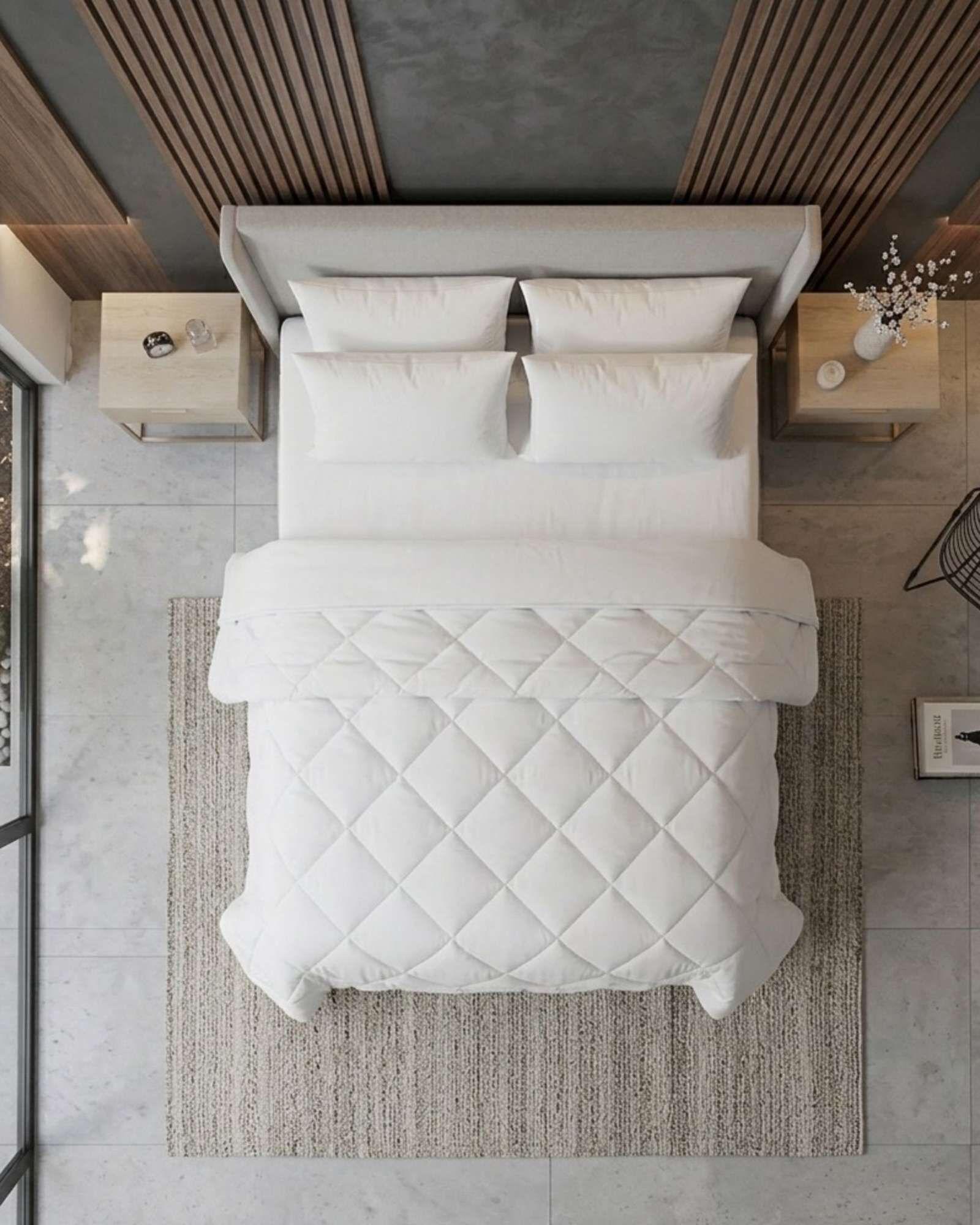 SET SÁBANAS MAS PLUMÓN NORDICO MAS 2 ALMOHADAS KING BLANCO 230 CM X 250 CM-4