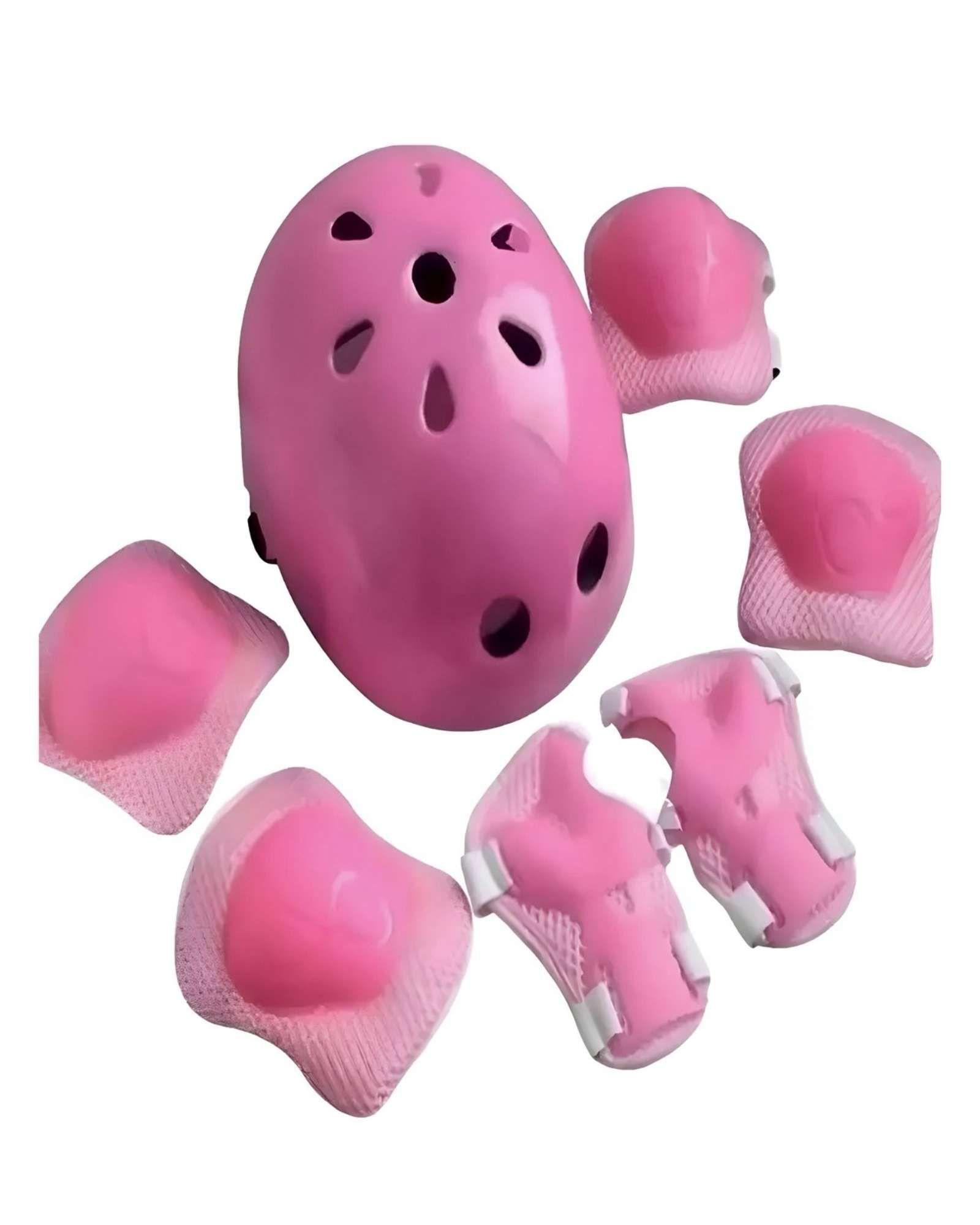 Bicicleta Aro 14 Con Ruedas De Aprendizaje Para Niños Rosado + Kit de Protección-4