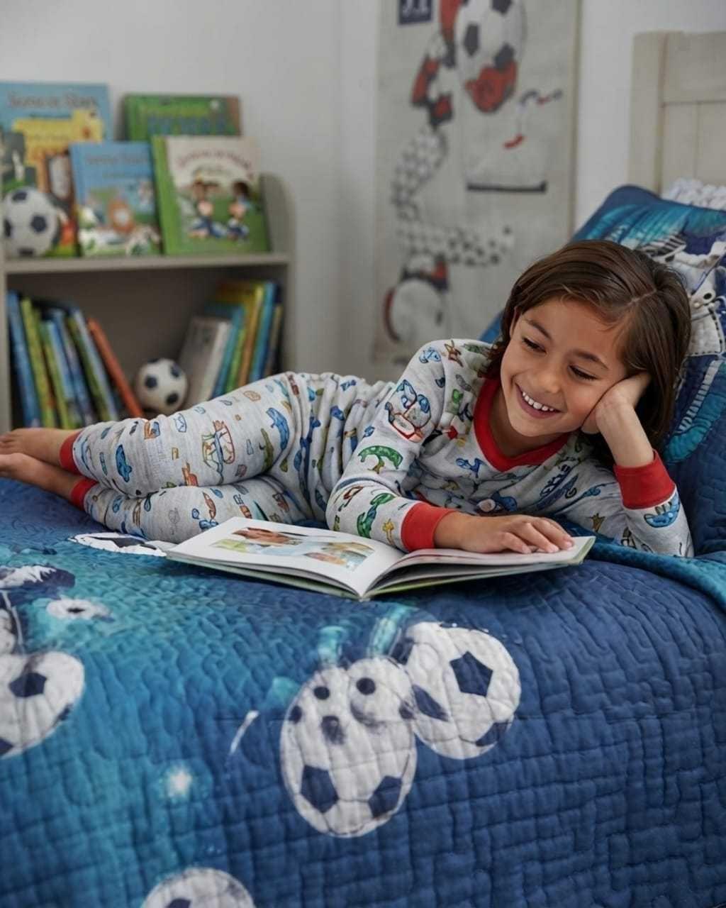 Cubrecama Quilt de Verano Plaza y Media Diseños Infantiles Mas Funda-3