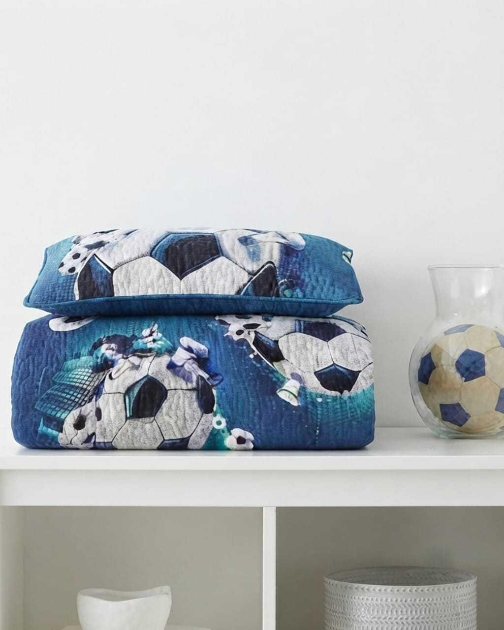 Cubrecama Quilt de Verano Plaza y Media Diseños Infantiles Mas Funda-5