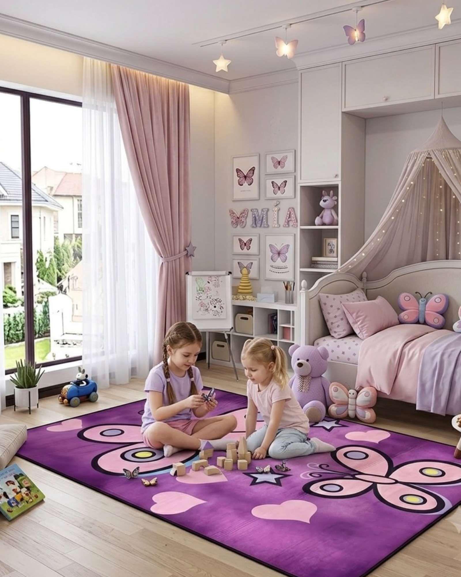 Alfombra Decorativa  3D 120x180 cm para cuarto de Niños-4