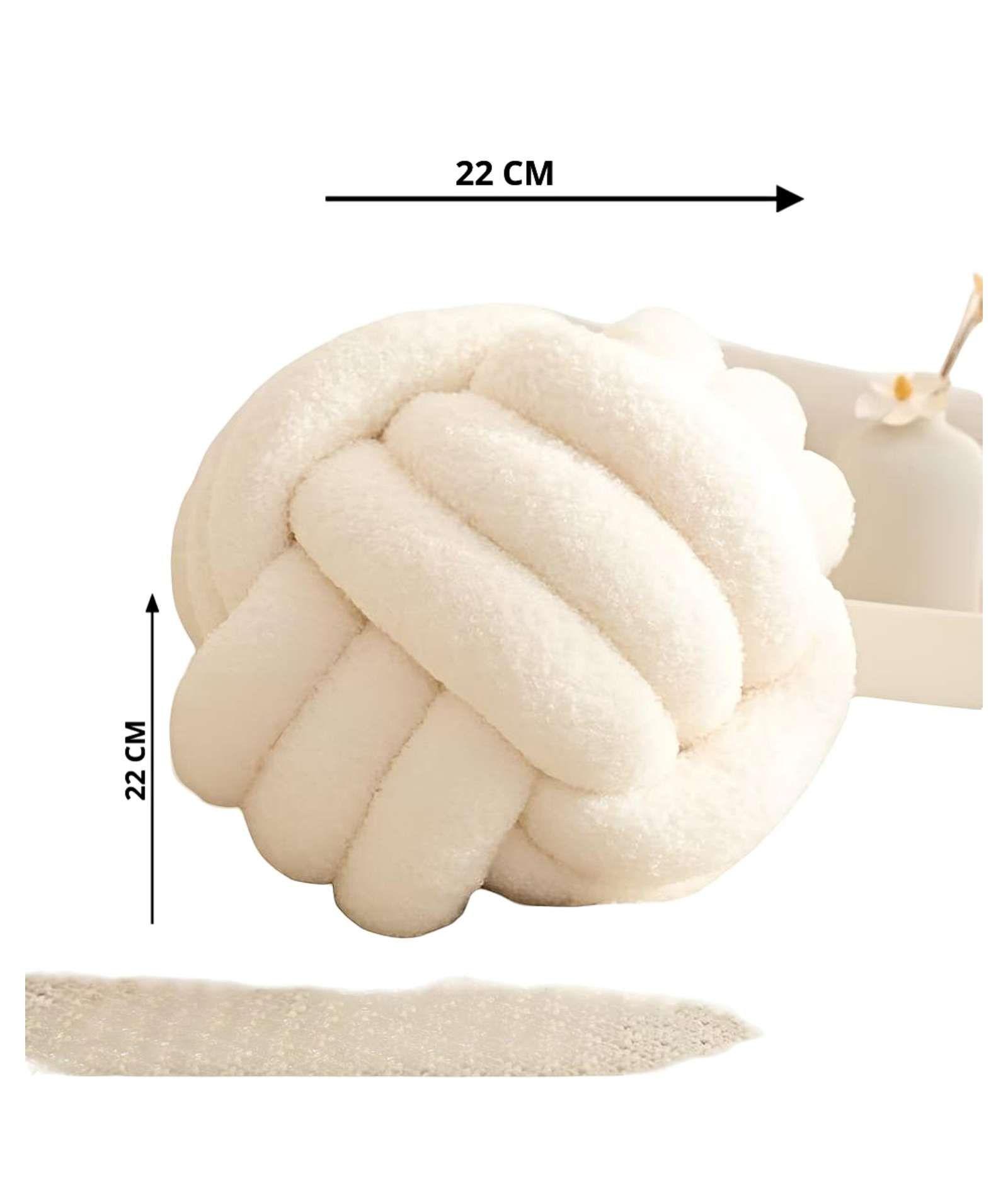 ALMOHADA COJIN NUDO BLANCO 22 CM-1