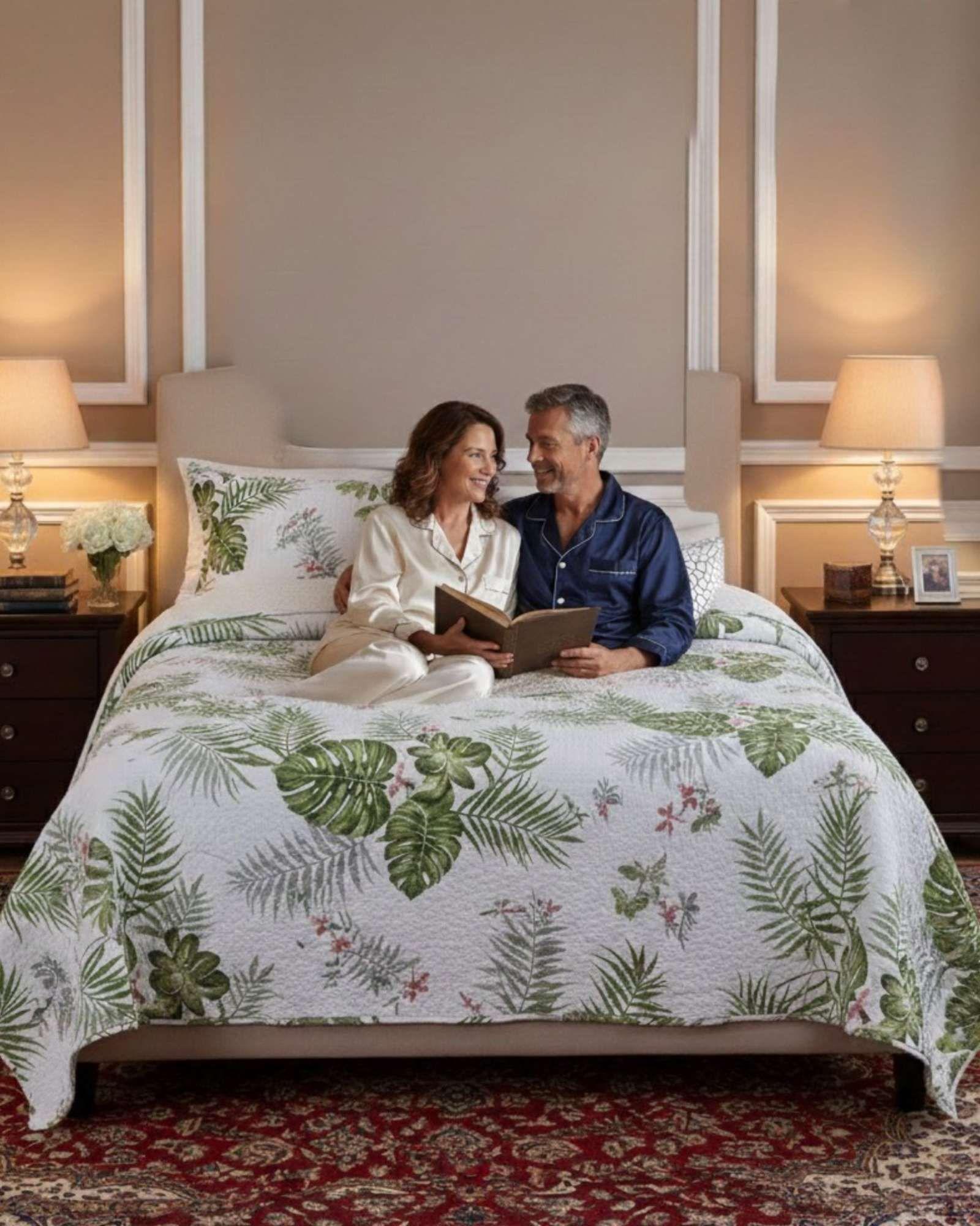 CUBRECAMA QUILT SHERPA PLAZA Y MEDIA 180 X 230 CM A04-2