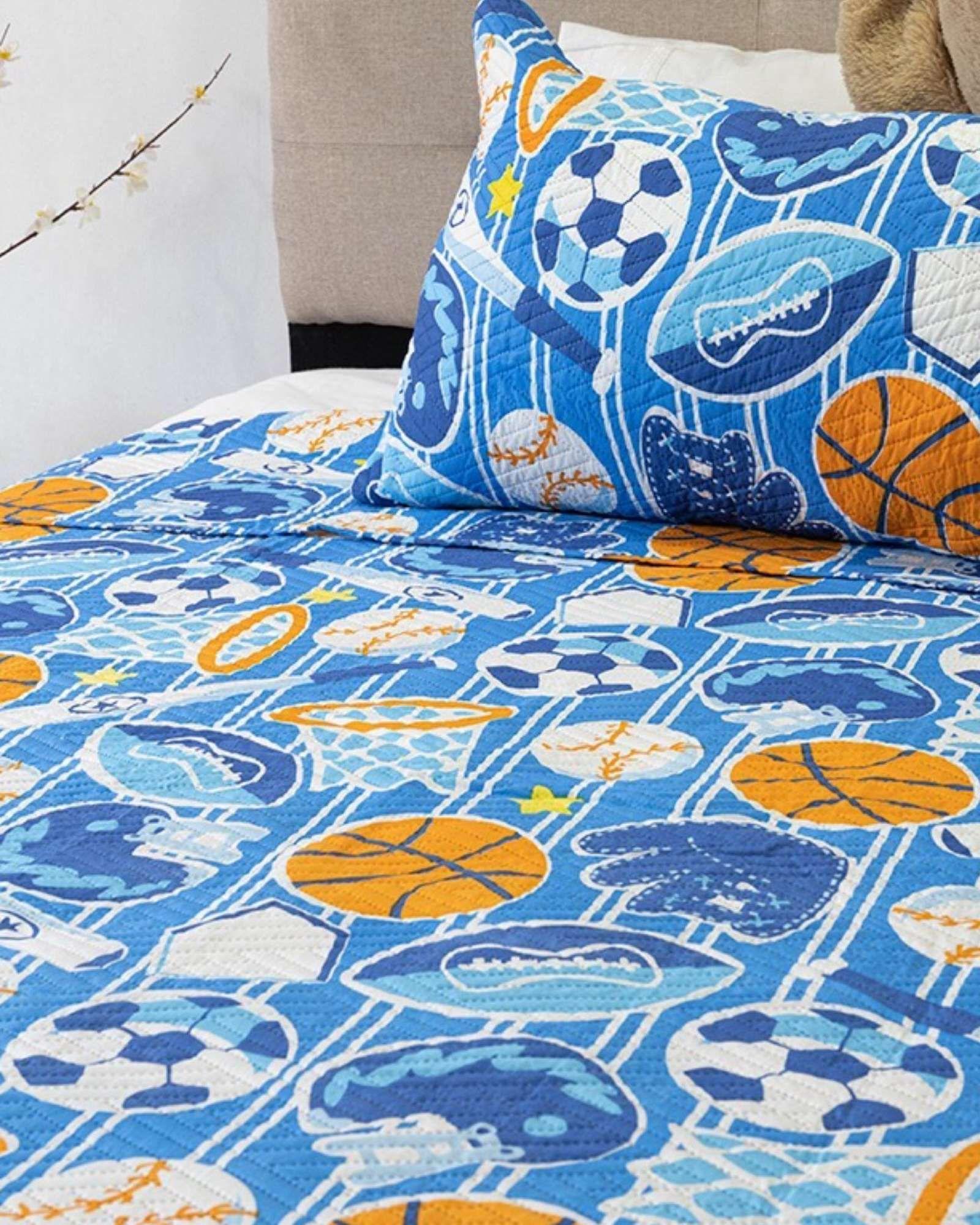 CUBRECAMA QUILT PRIMAVERA VERANO PELOTAS PLAZA Y MEDIA-1