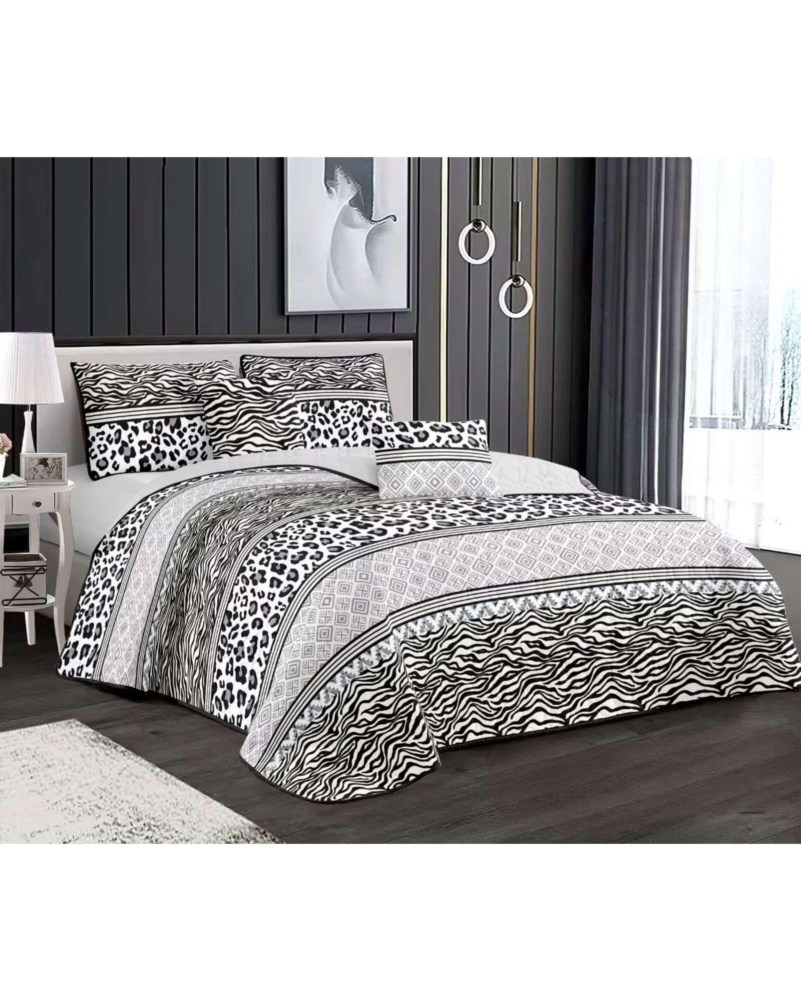 CUBRECAMA QUILT PRIMAVERA VERANO PLAZA Y MEDIA D4-2