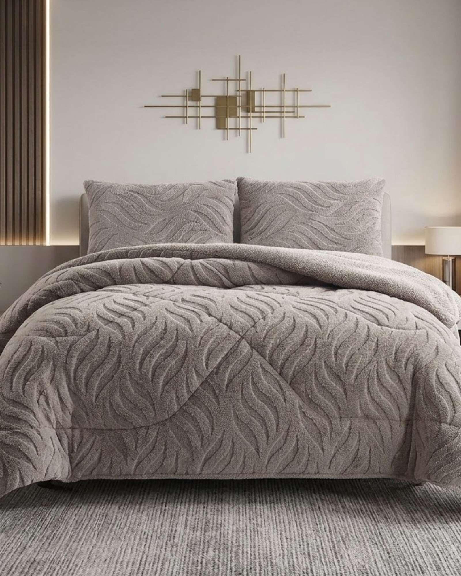 Cobertor Invierno King Elegante Térmico con Chiporro Premium 10-0