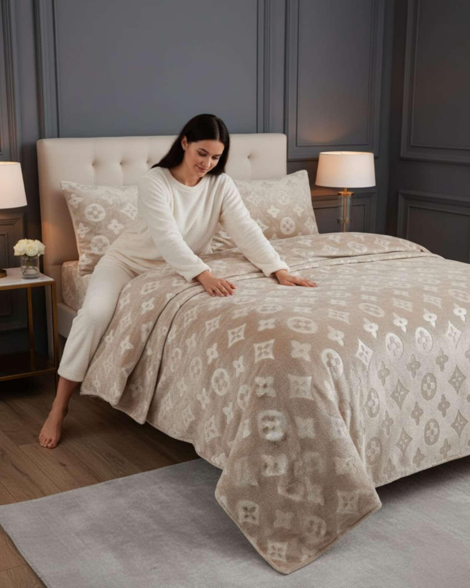 Sabanas Polar Plush Plaza y Media Termicas Invierno Ultra Suave m2-2