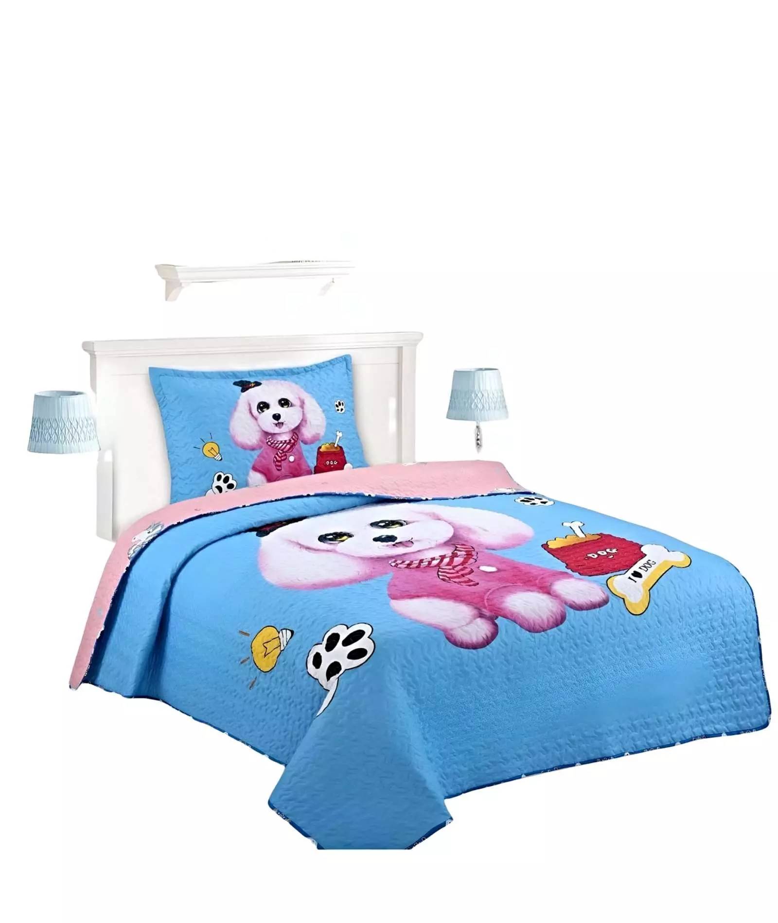 CUBRECAMA QUILT DE VERANO PLAZA Y MEDIA A2-1
