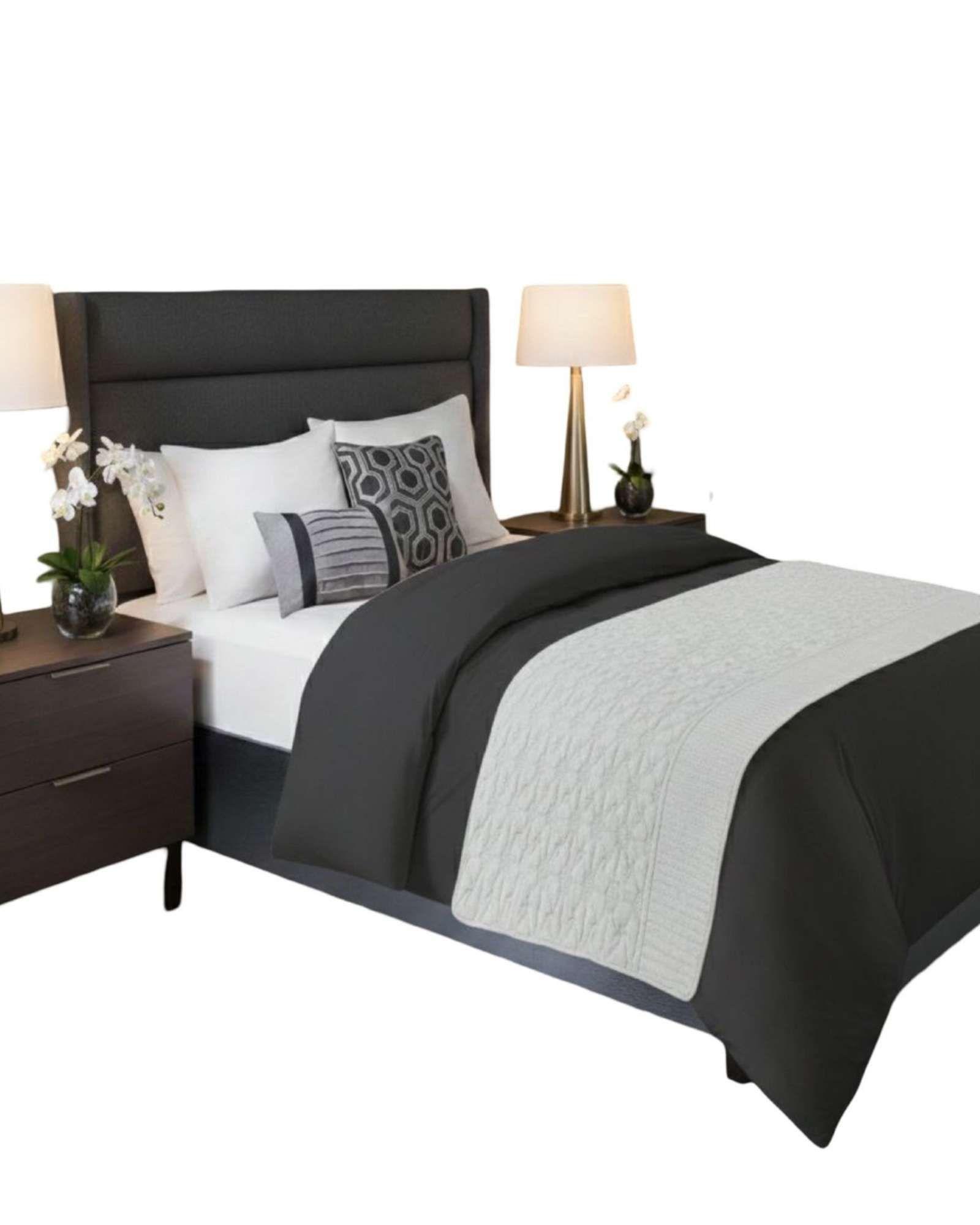 Piecera de Cama Premium Textura Soft y Calidez 90x210 cm A2-4