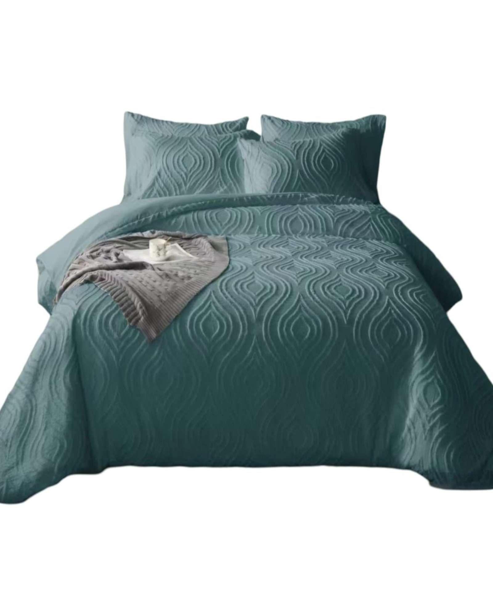 CUBRECAMA QUILT NORDICO DE VERANO DELGADO PLAZA Y MEDIA D7-0