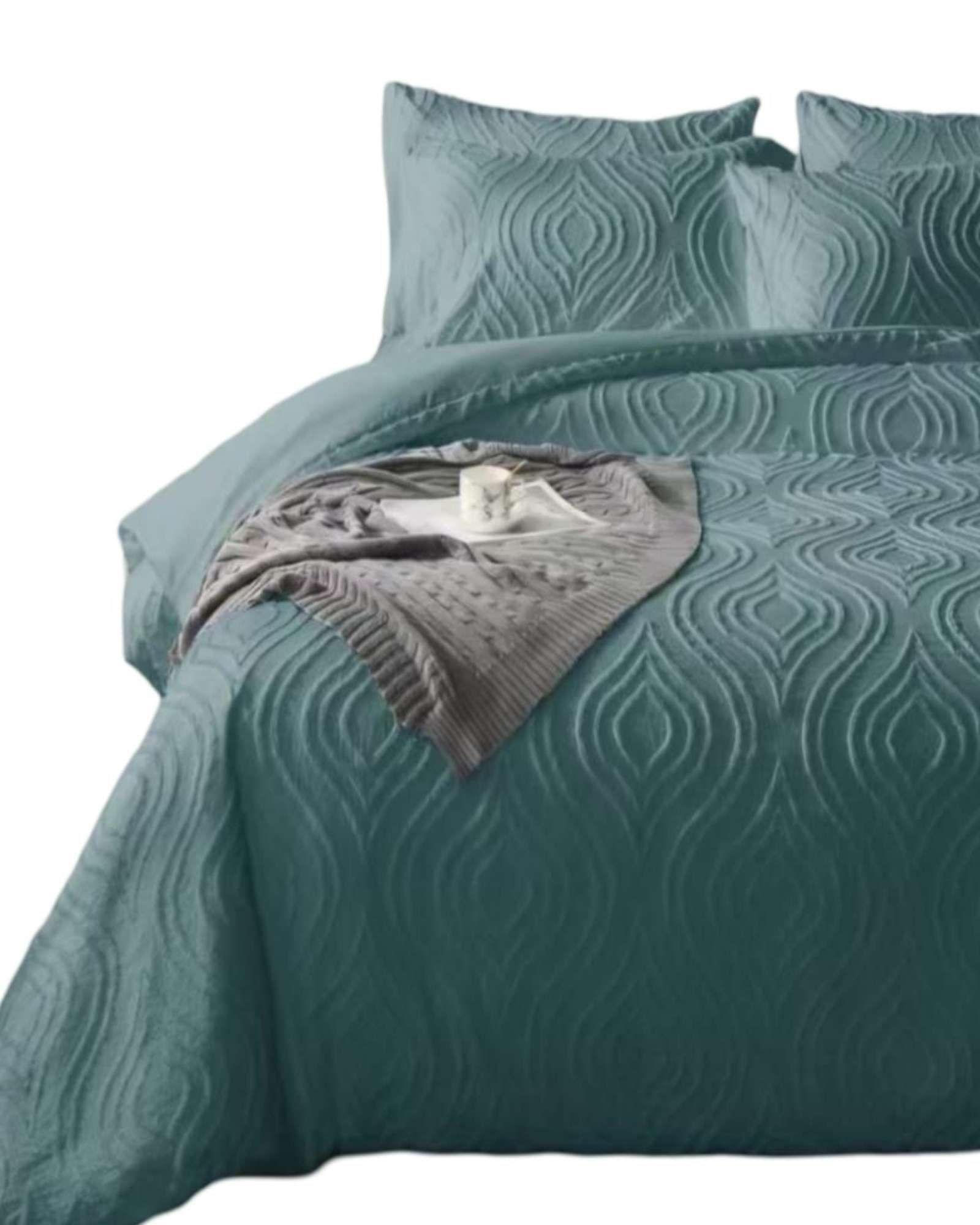 CUBRECAMA QUILT NORDICO DE VERANO DELGADO PLAZA Y MEDIA D7-1