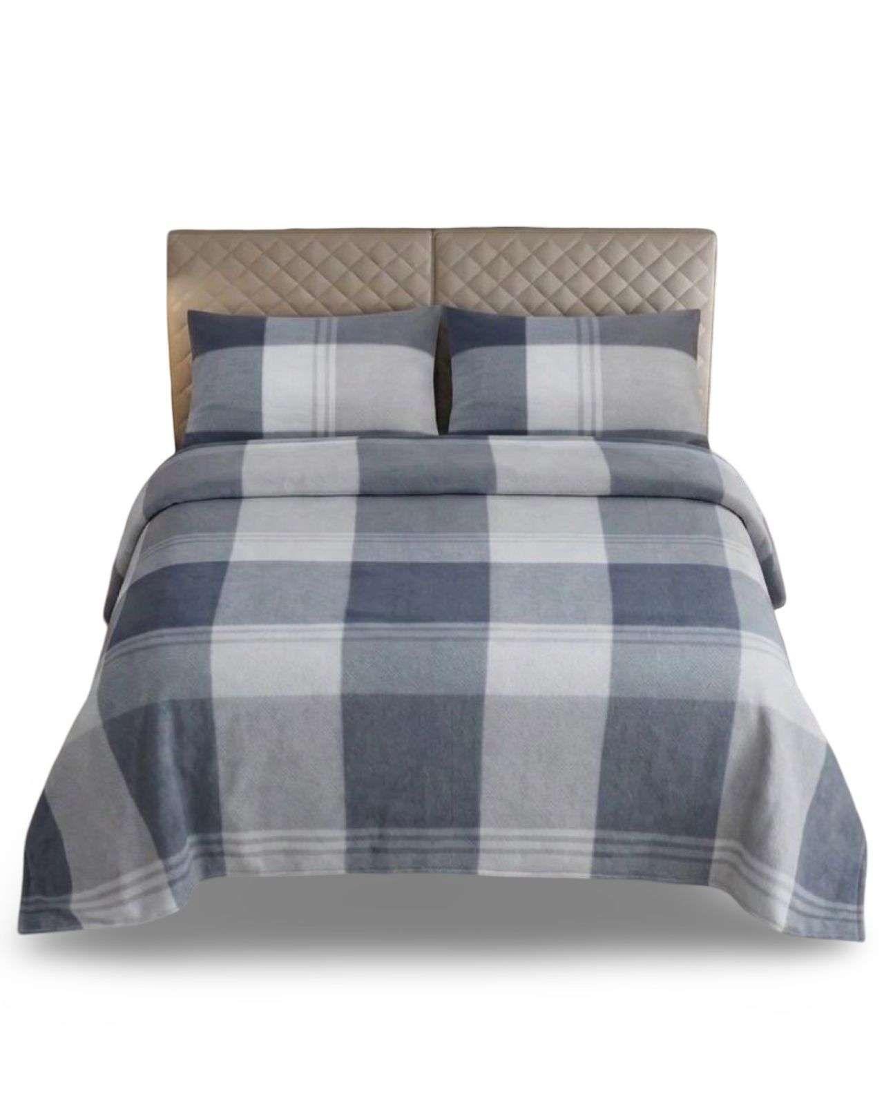 Juego de Sábanas De Polar Térmicas Invierno plaza y media A8-4