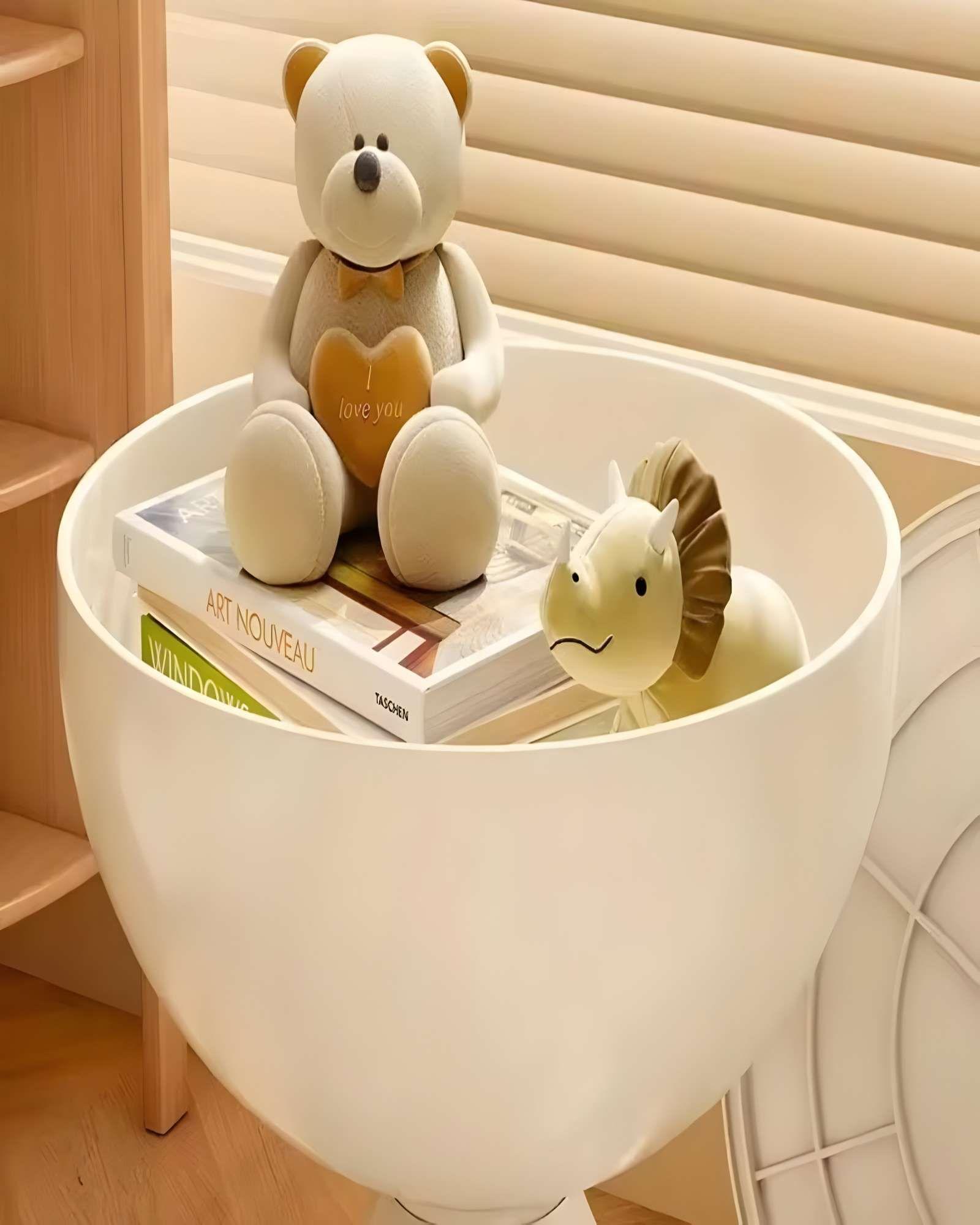 MESA DE ARRIMO INFANTIL NIÑA NIÑO BLANCO INVIERNO-3