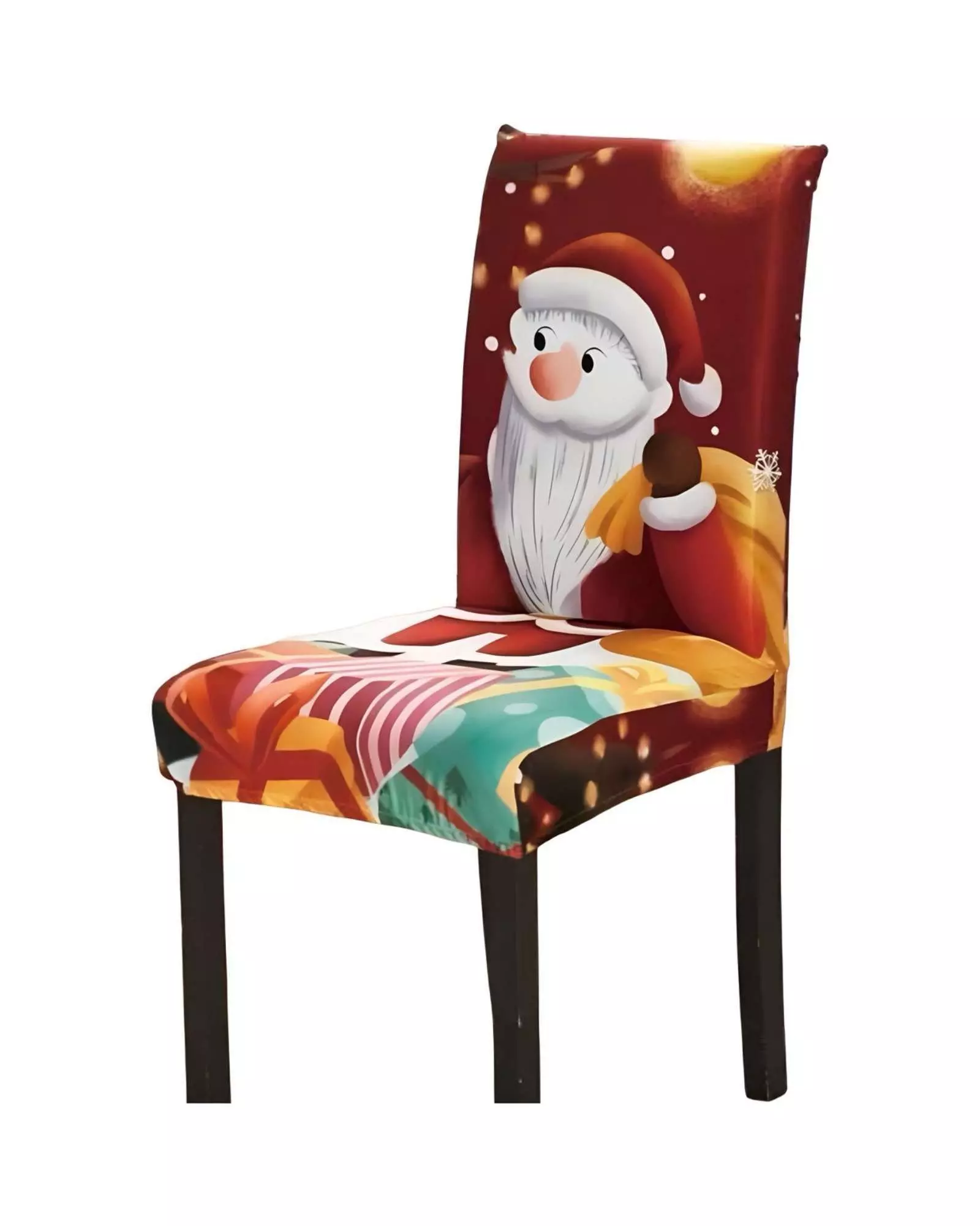 SET DE 6 FUNDAS PARA SILLAS DISEÑO NAVIDAD R08-2