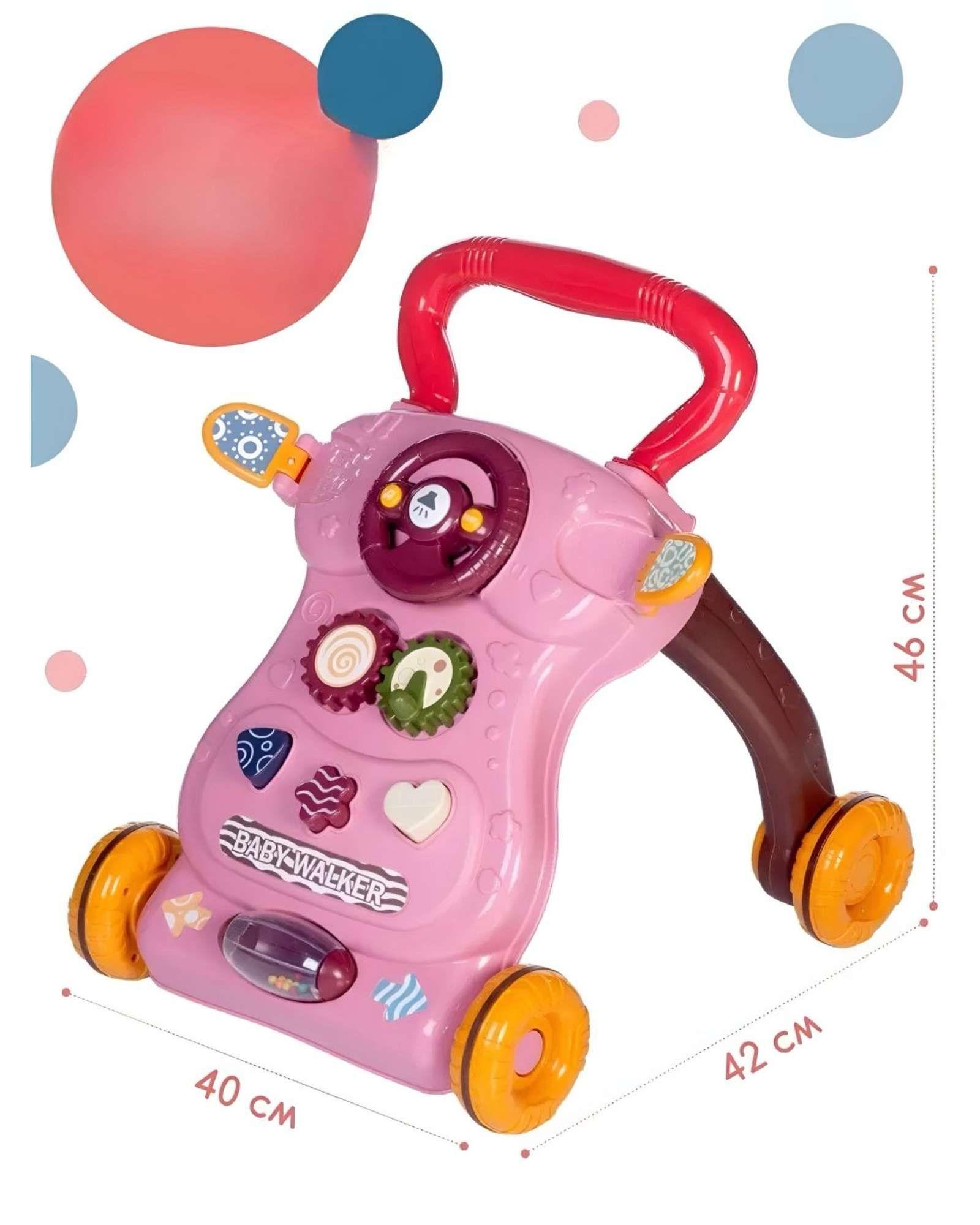 CORREPASILLO ANDADOR INFANTIL MIS PRIMEROS PASOS ROSA-3