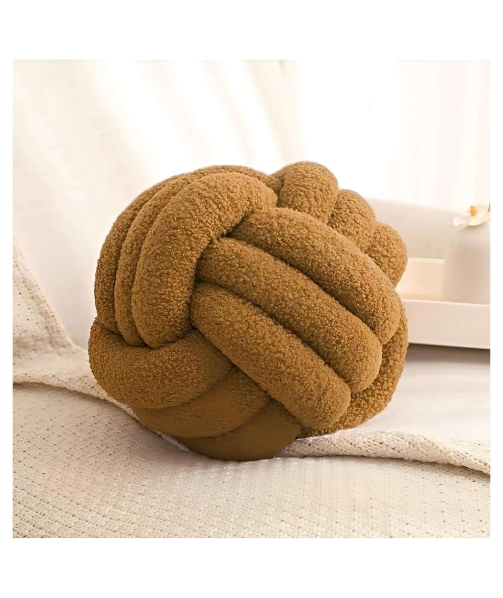 ALMOHADA COJIN NUDO CAFÉ 22 CM -2