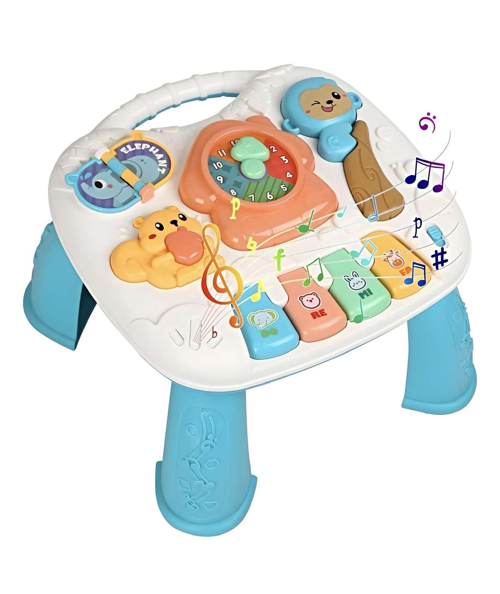 Mesa Interactiva Para Bebé Con Luz Y Sonido VERDE-2