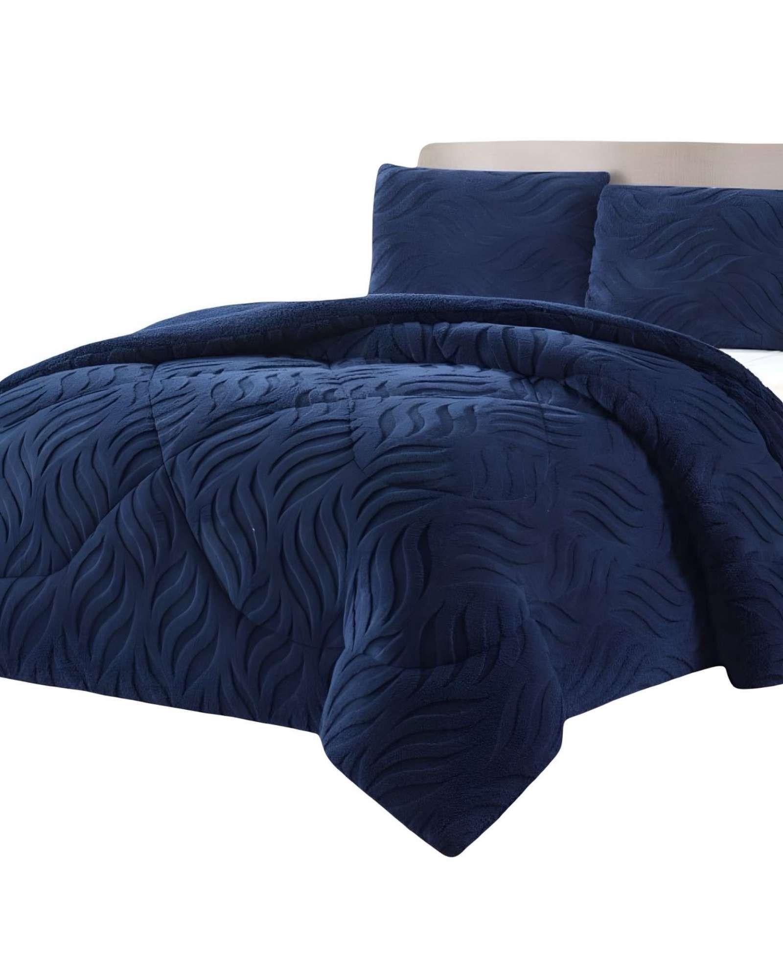 Cobertor Invierno 2 Plazas Elegante Térmico con Chiporro Premium 03-3