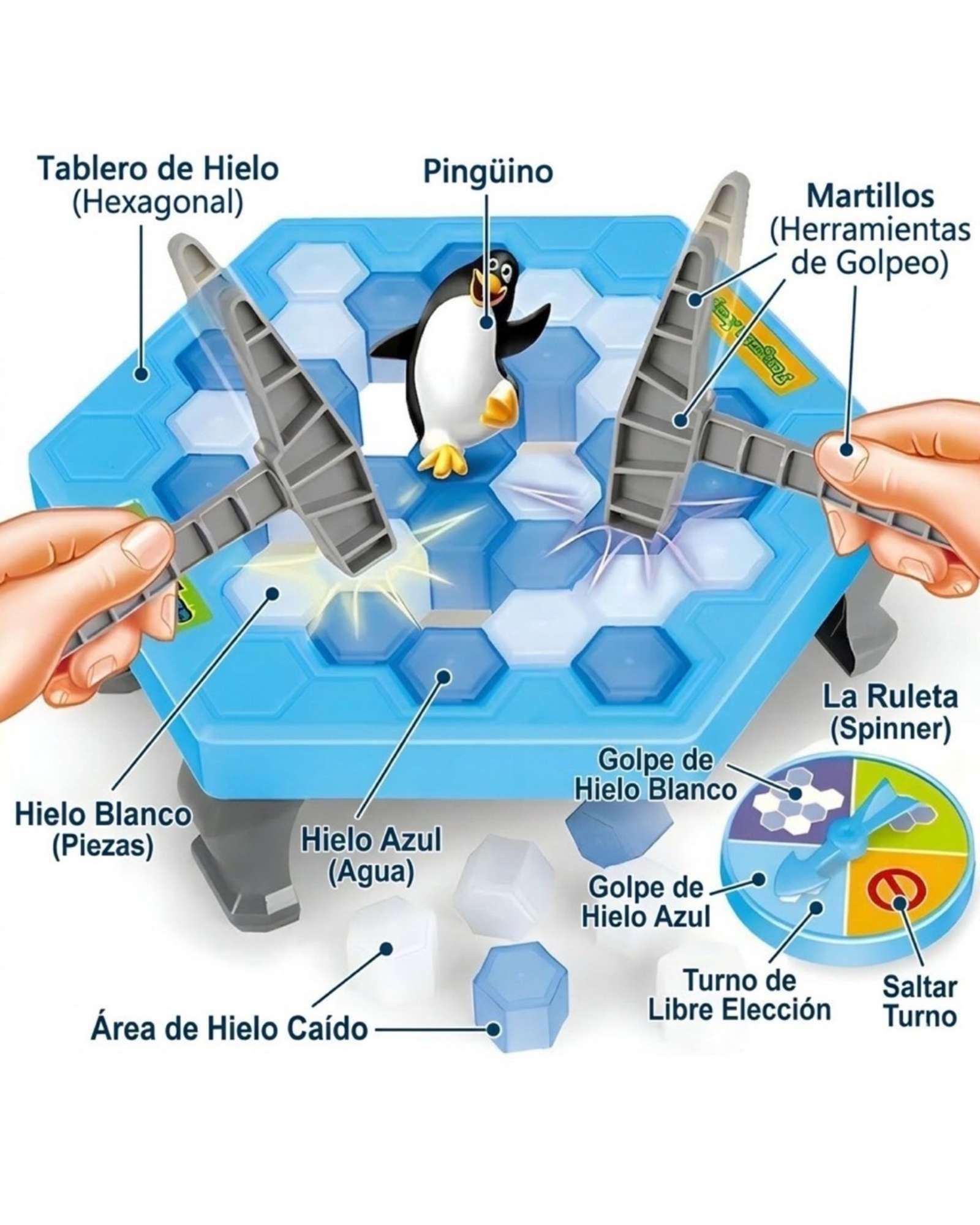Juego De Mesa Salva Al Pingüino Rompe El Hielo Trampa De Hielo-2