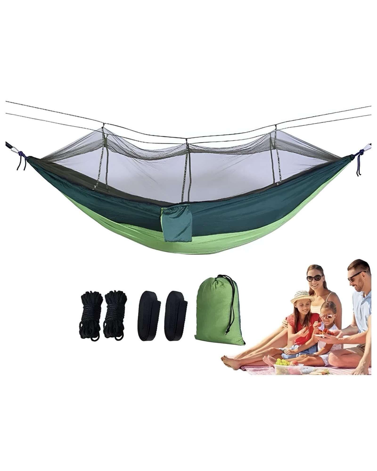 Hamaca Con Mosquitero Para Camping Aire Libre-0