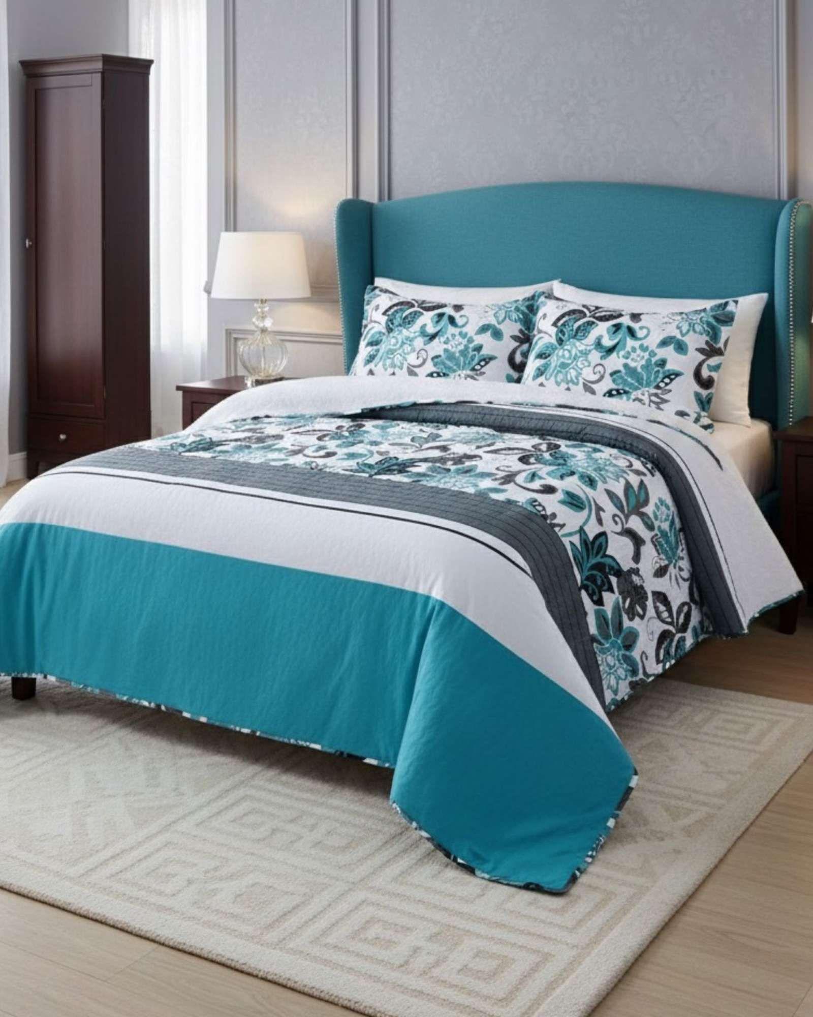 CUBRECAMA QUILT SHERPA PLAZA Y MEDIA 180 X 230 CM A19-3