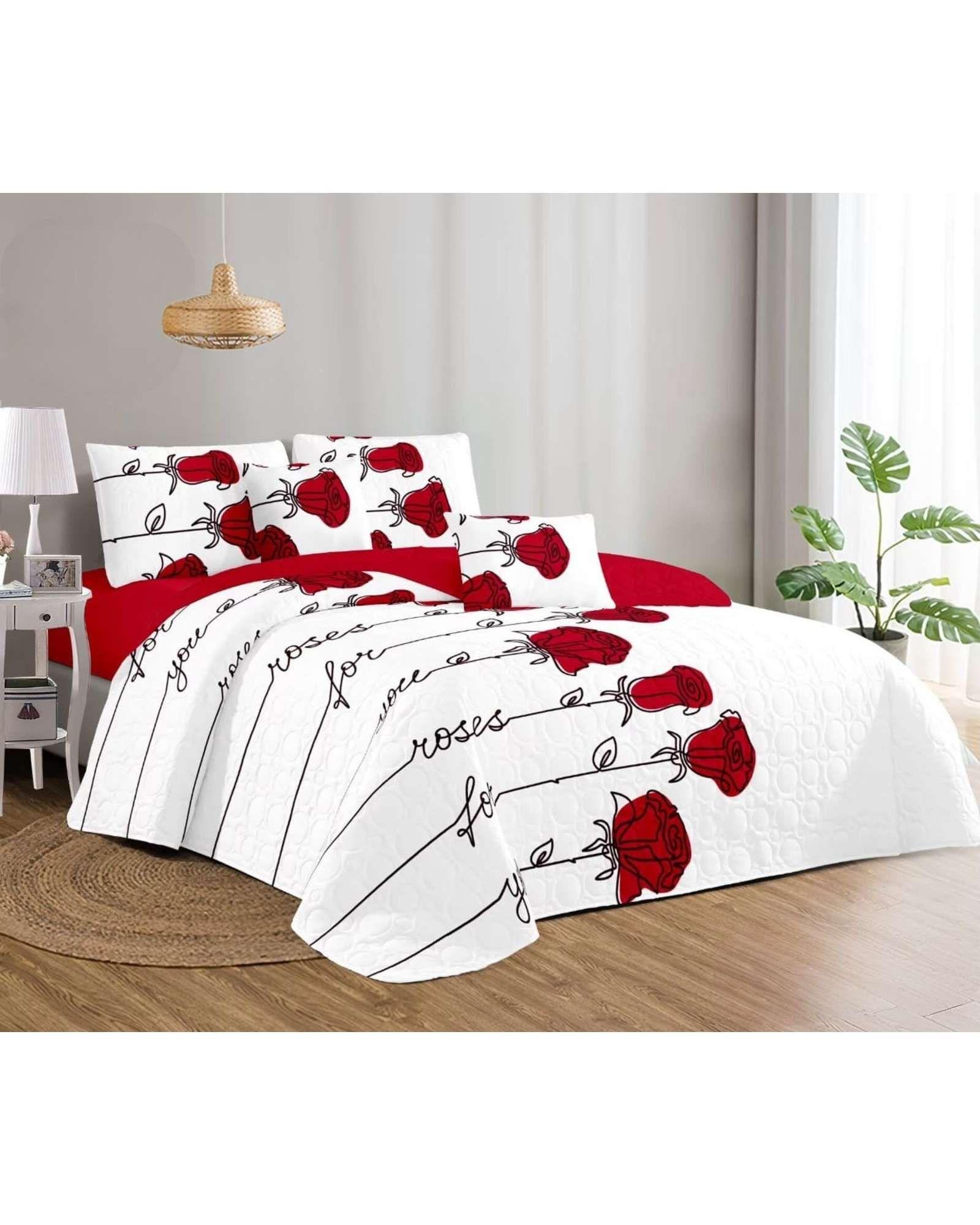 CUBRECAMA QUILT PRIMAVERA VERANO PLAZA Y MEDIA D11-2