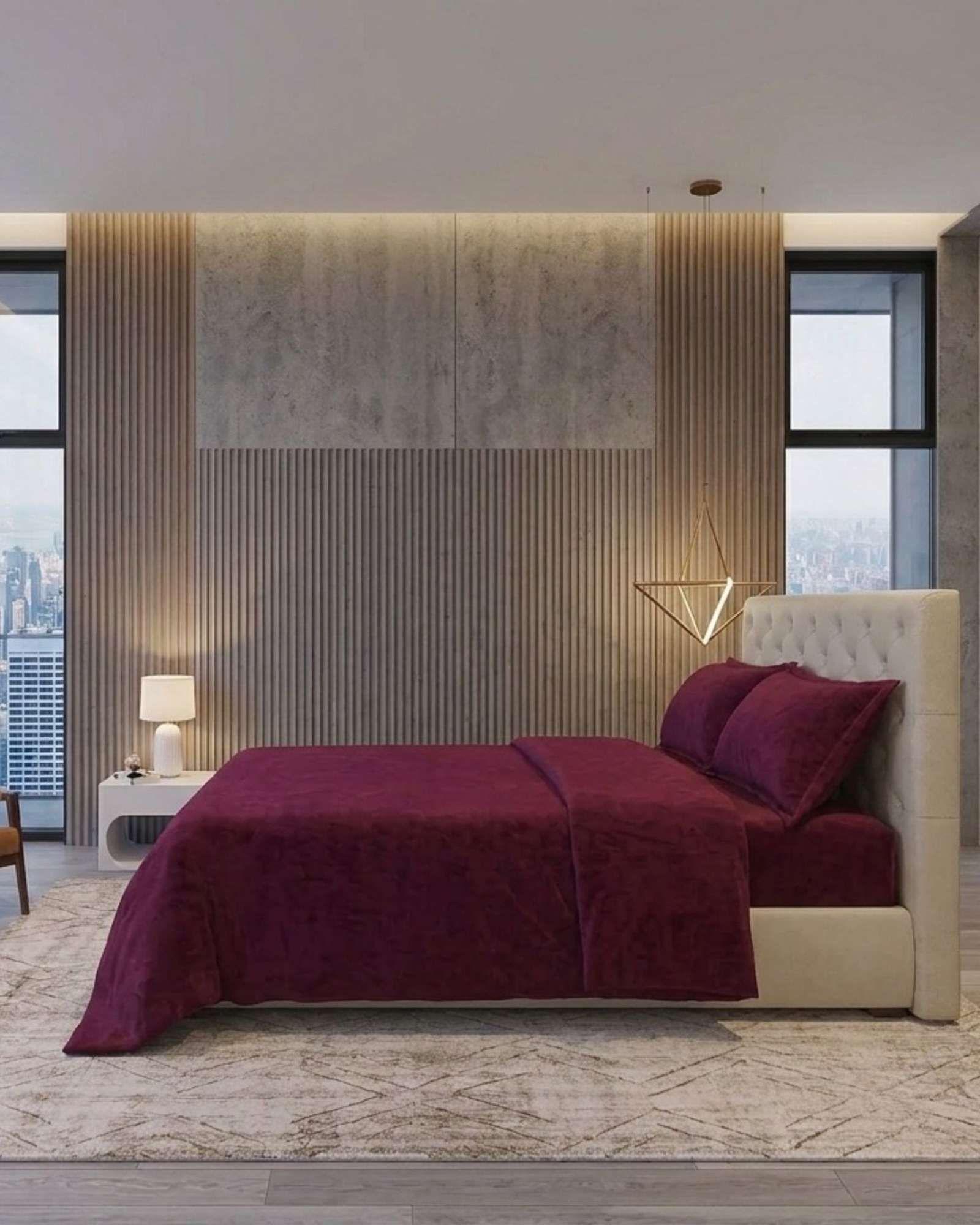 Juego de Sábanas De Polar Térmicas Invierno 2 plaza A6-3