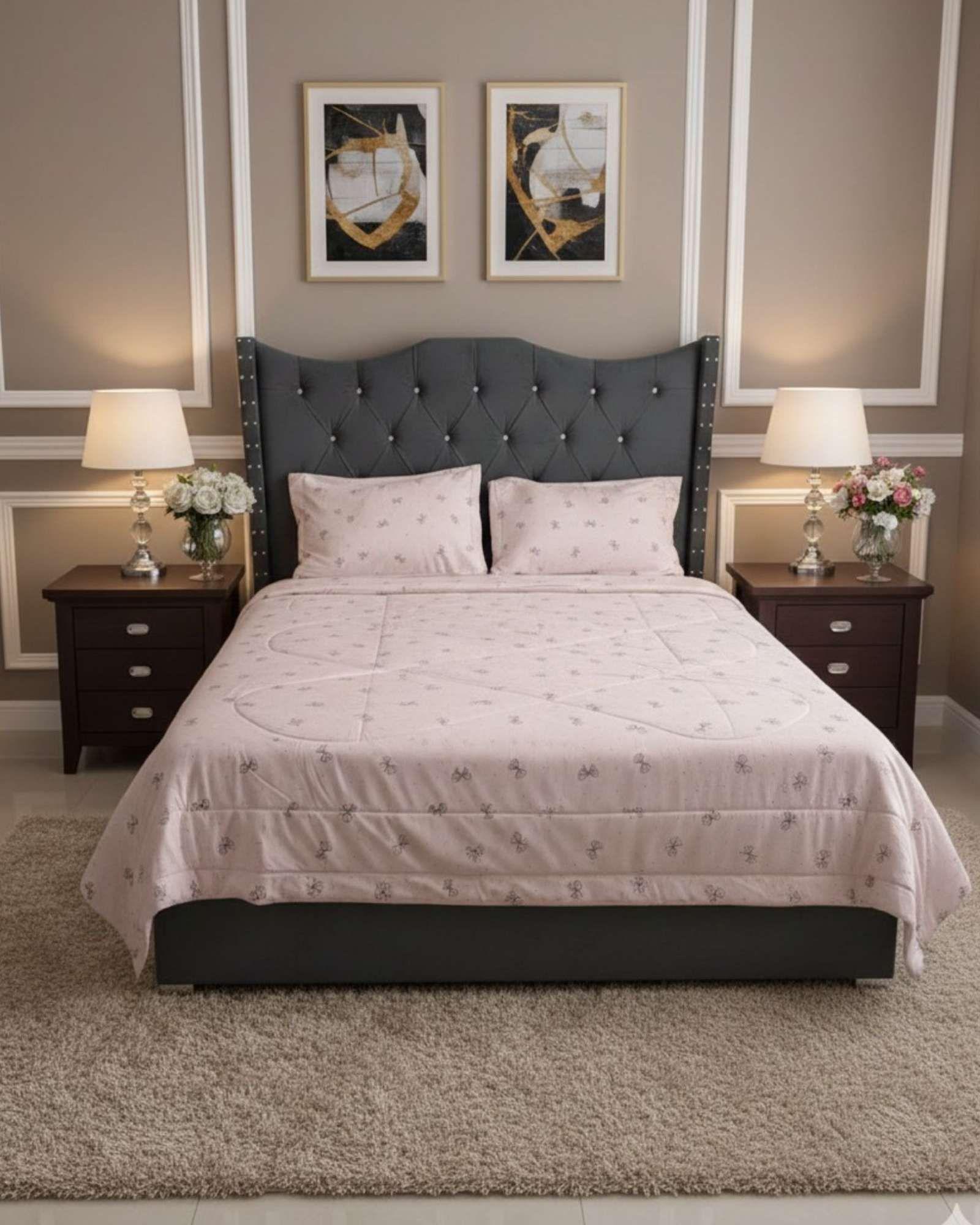 Set Cubrecama nórdico Delgado Mas 2 Almohadas 2 Plazas A3-2