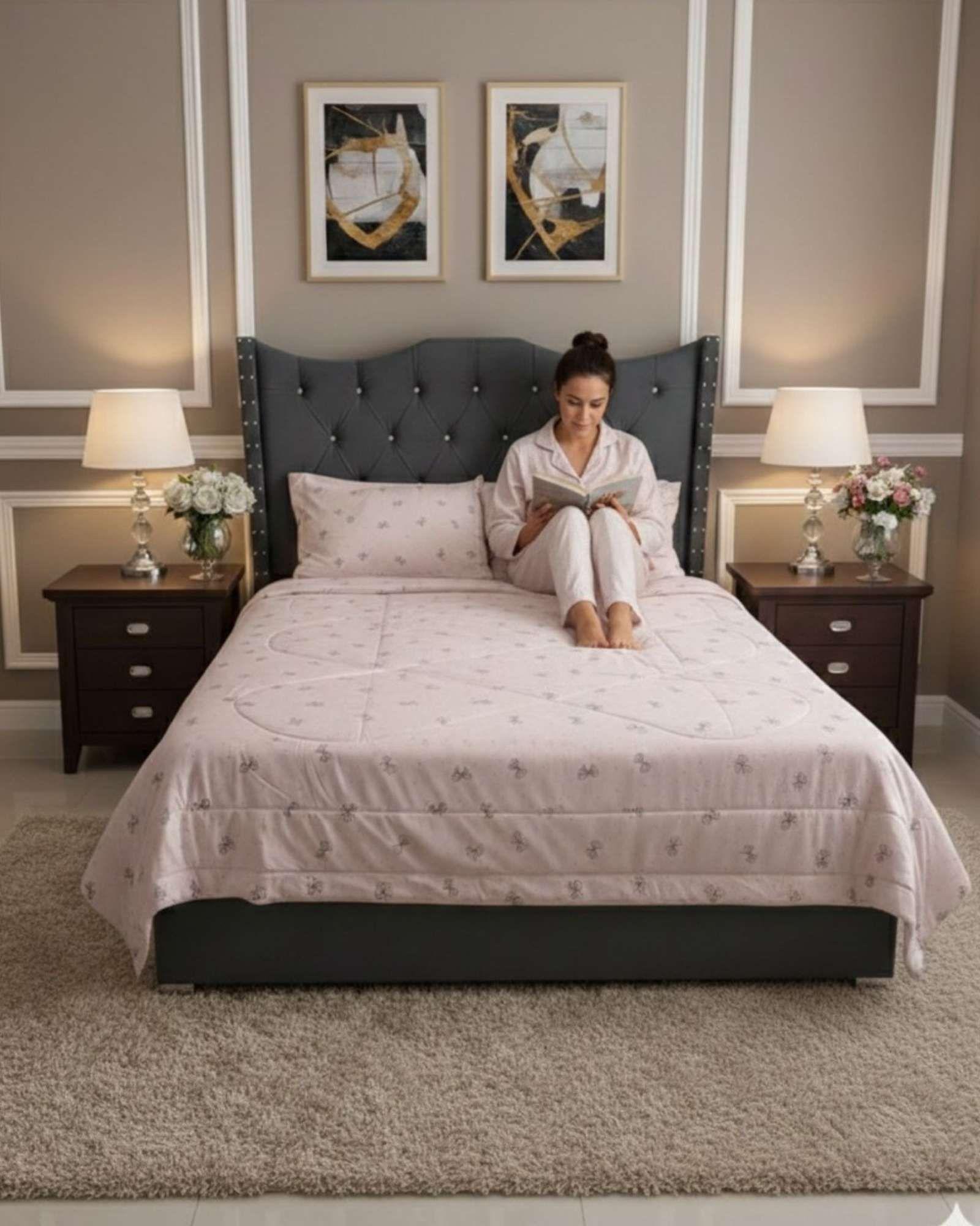 Set Cubrecama nórdico Delgado Mas 2 Almohadas 2 Plazas A3-3