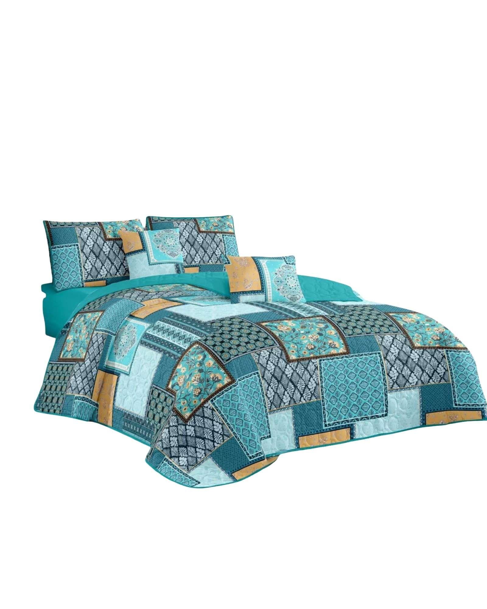 CUBRECAMA QUILT PRIMAVERA VERANO KING  D2-0