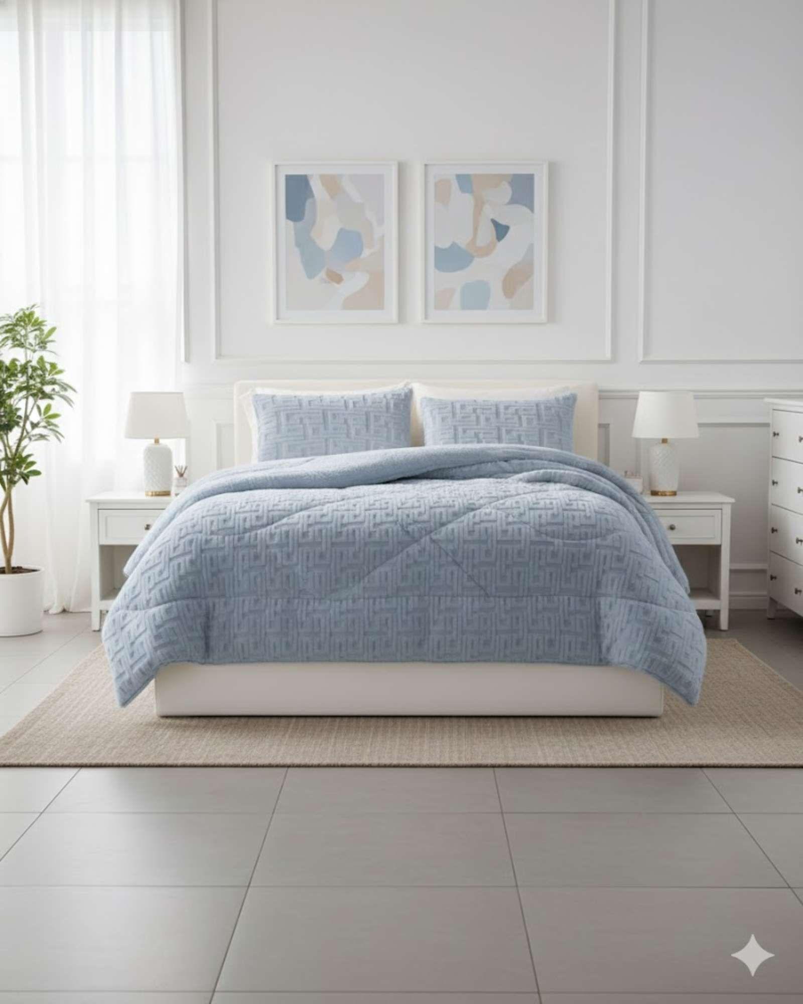 Cubrecama Acolchado con chiporro diseño Texturizado King K19-4