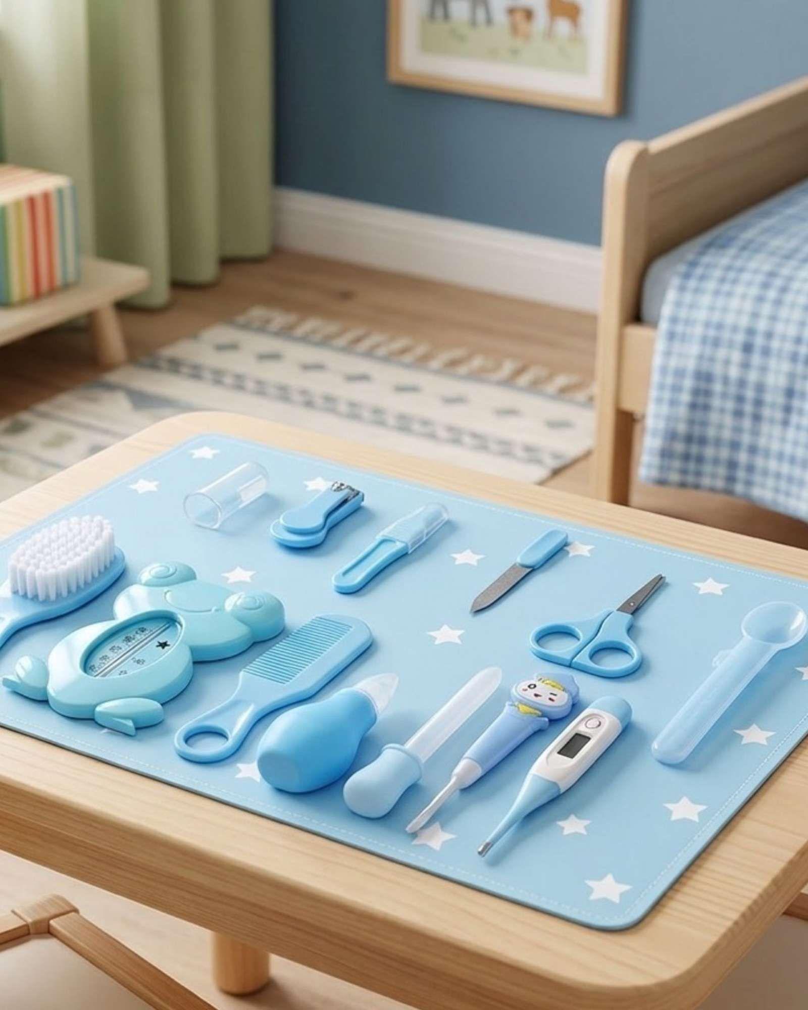 SET DE HIGIENE Y CUIDADO PARA BEBE 13 PIEZAS AZUL01-2
