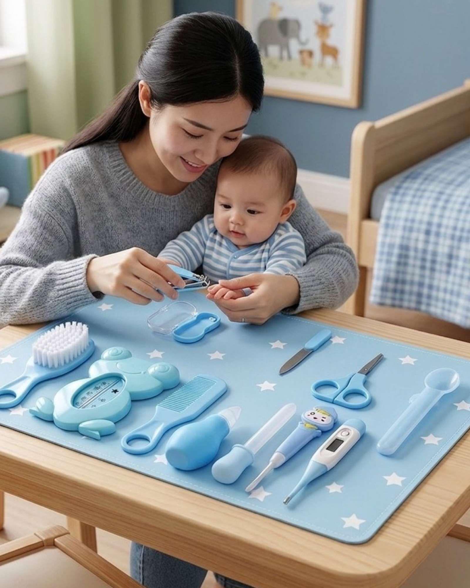 SET DE HIGIENE Y CUIDADO PARA BEBE 13 PIEZAS AZUL01-4