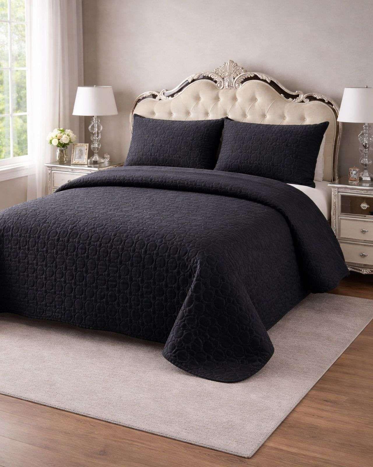 SABANA CON CUBRECAMA DE VERANO 2 PLAZAS + 2 ALMOHADAS s31-2