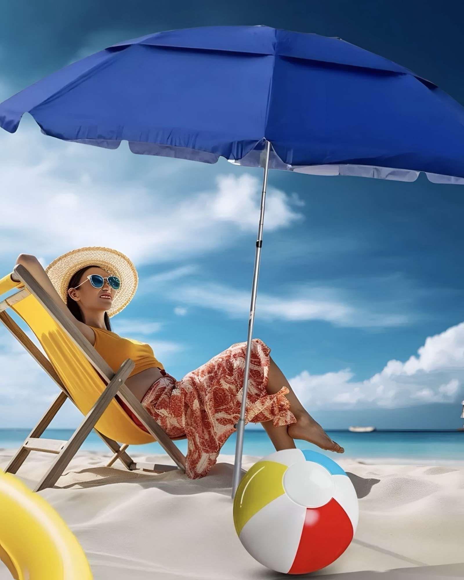 Sombrilla Quitasol Colores Surtidos con Protección UV 170 cm diametro-4