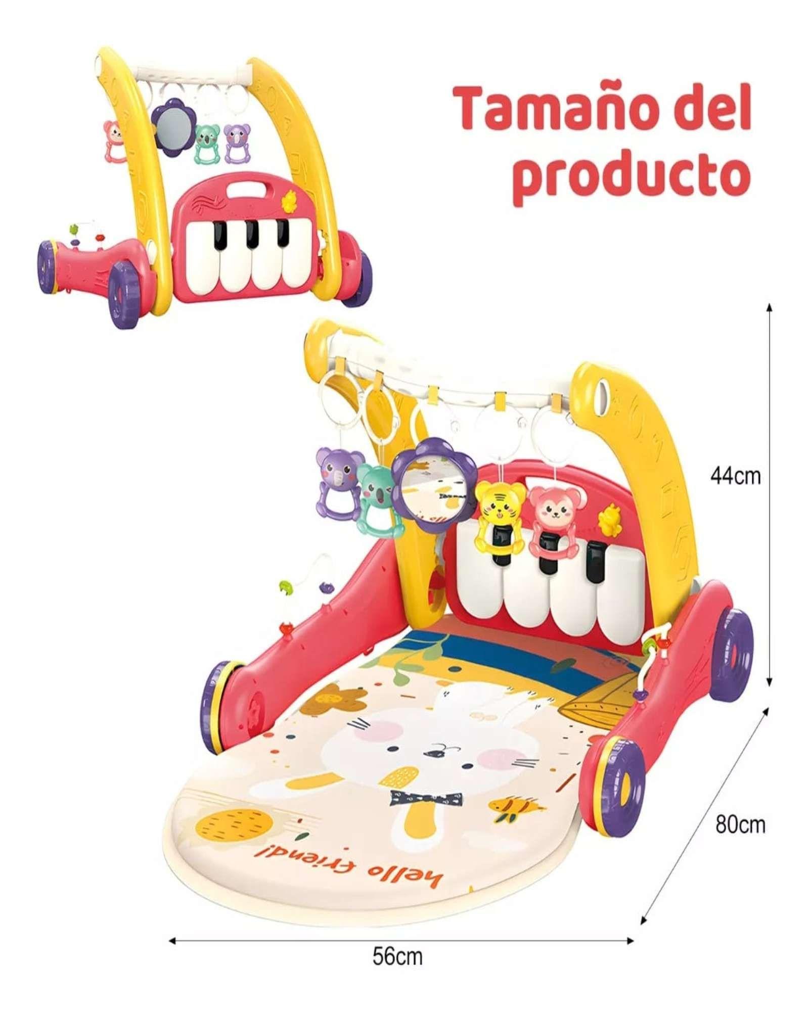 Andador de Bebé Ergonómico Ajustable con Bandeja Musical Didáctica a1-2