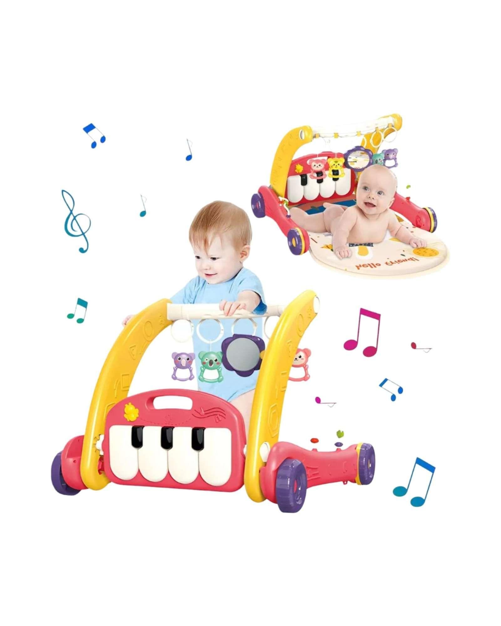 Andador de Bebé Ergonómico Ajustable con Bandeja Musical Didáctica a1-3